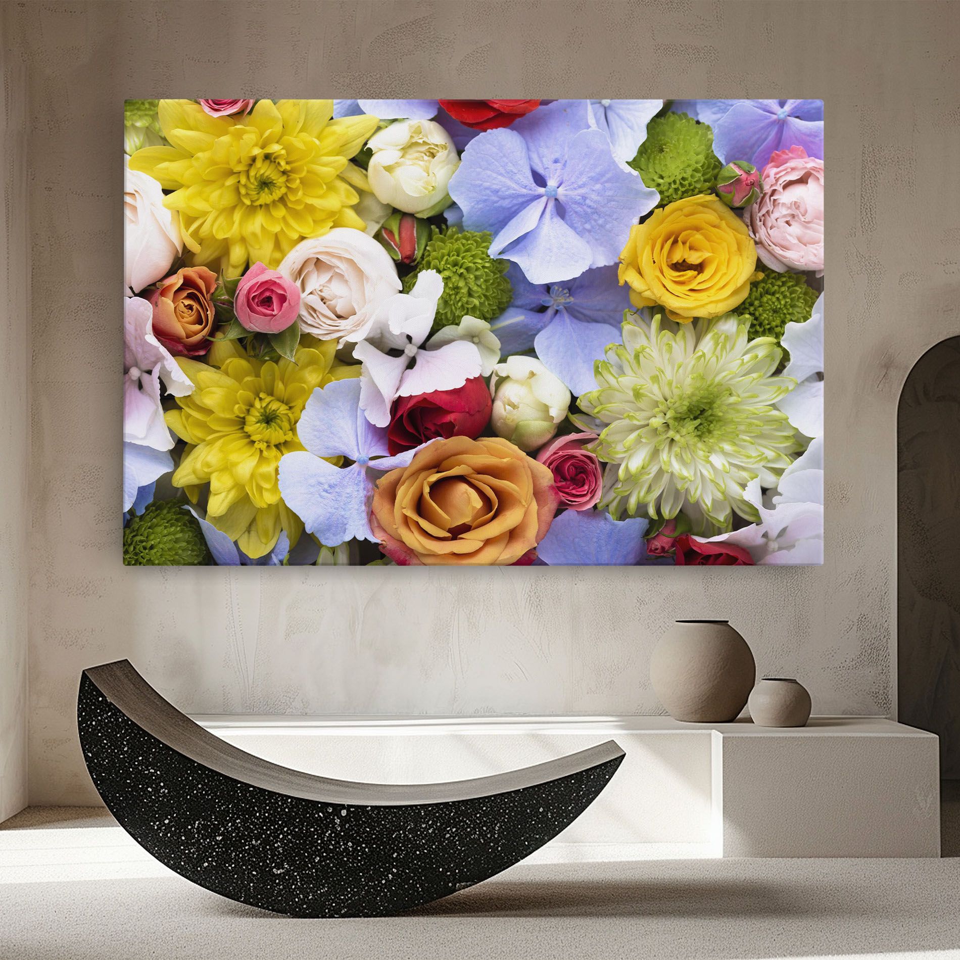 Color Mix Flower Bouquet mockup 8