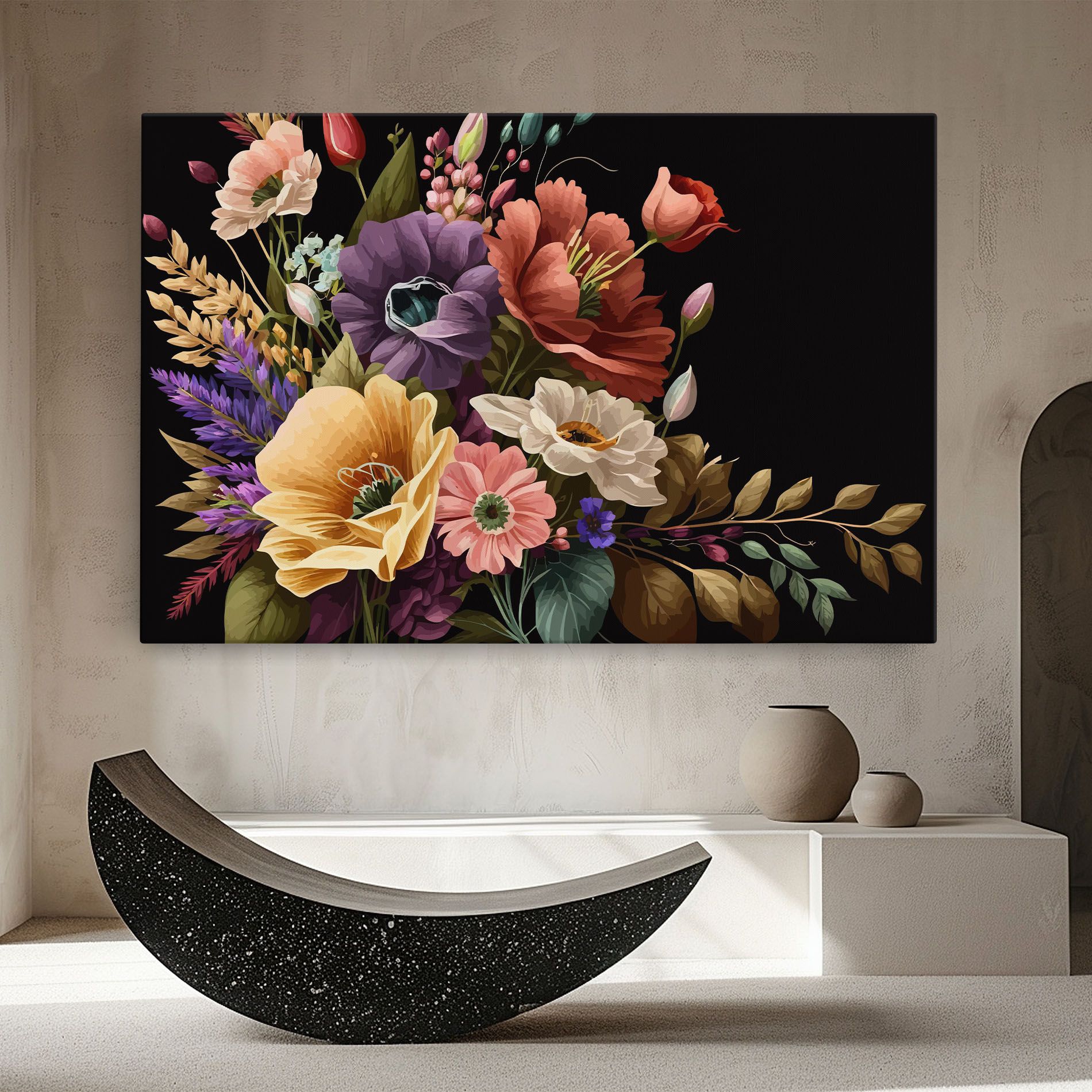 Vintage Bouquet Art mockup 8