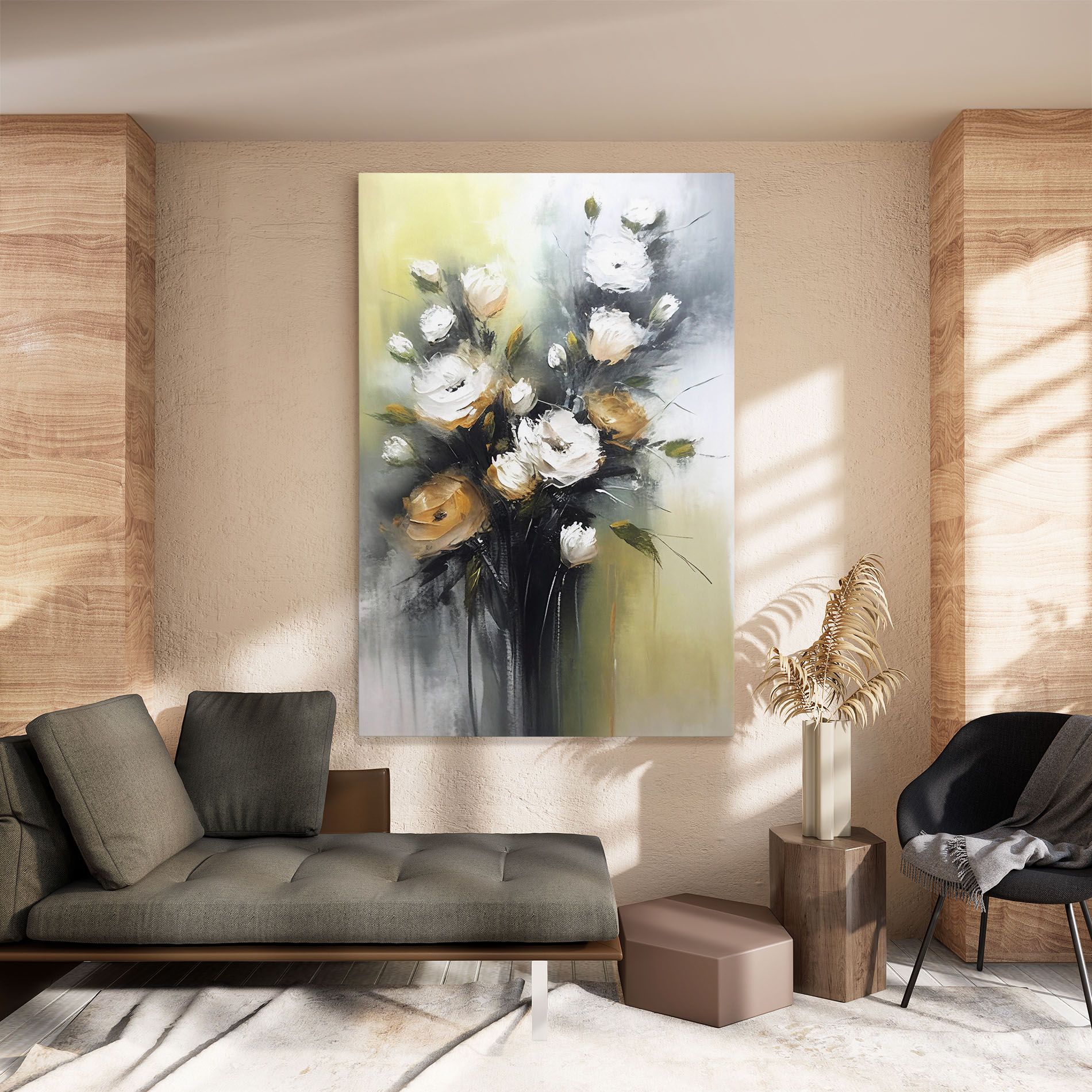 Bouquet Painting mockup 8