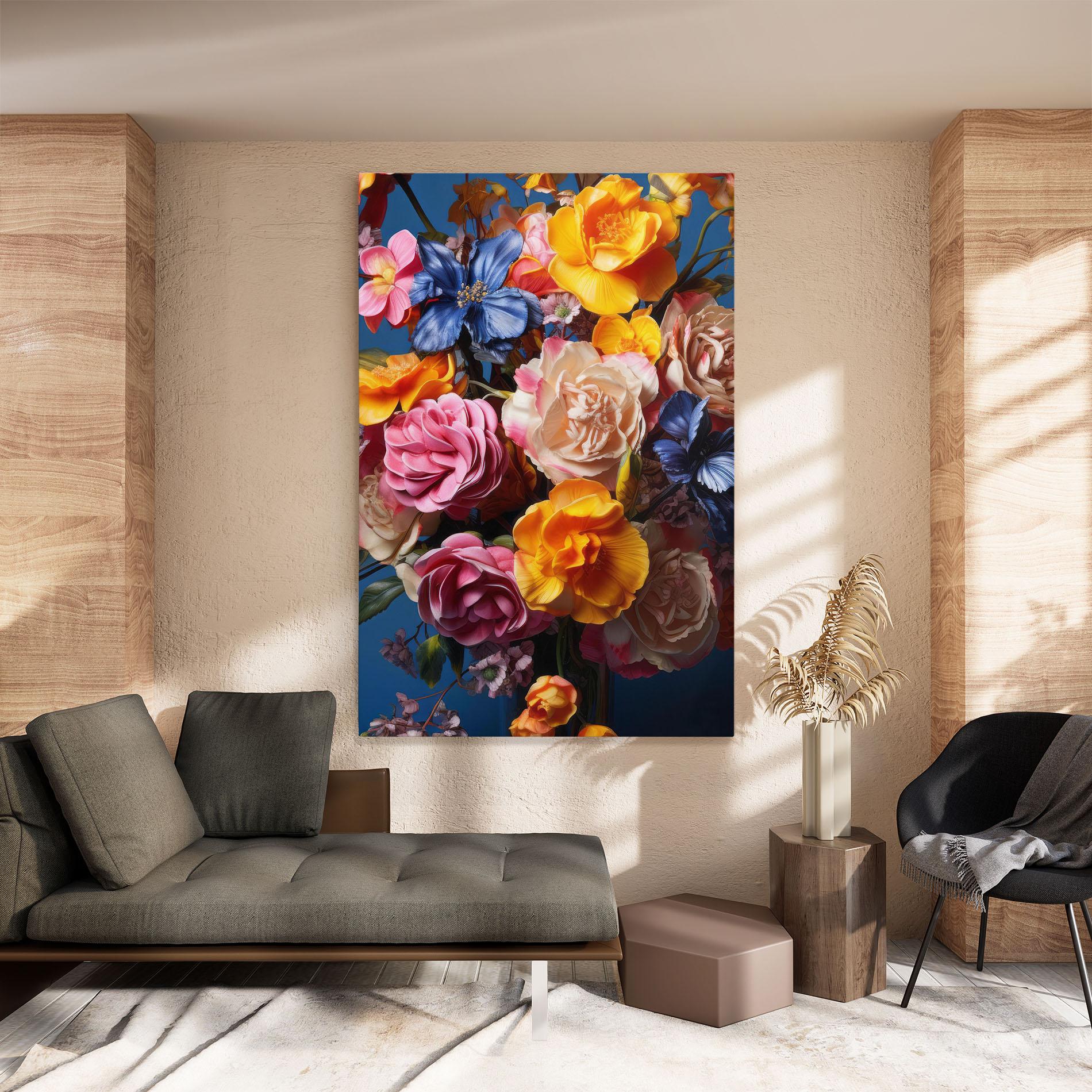 Tablou Canvas Colorful Flower Bouquet mockup 8