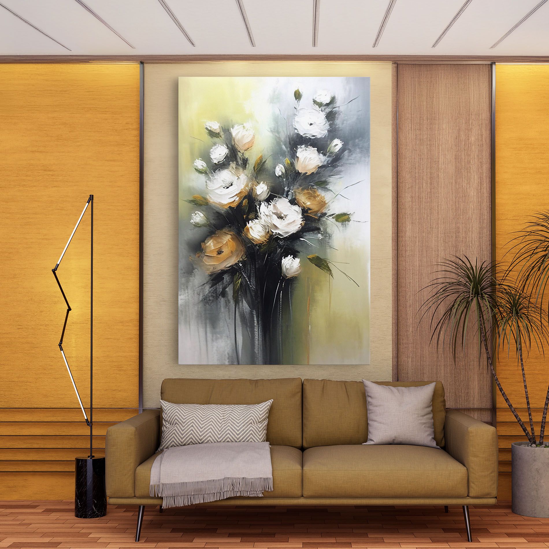 Bouquet Painting mockup 9