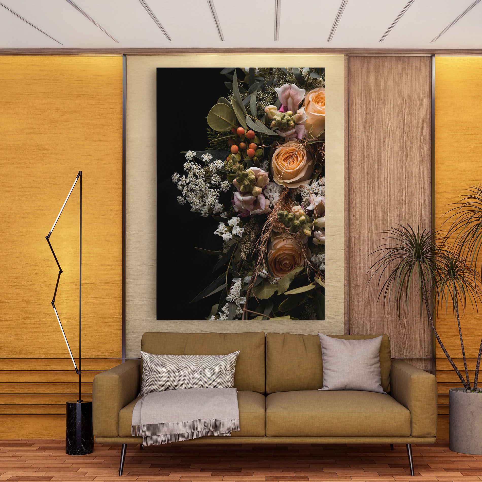 Dark Flower Bouquet mockup 9