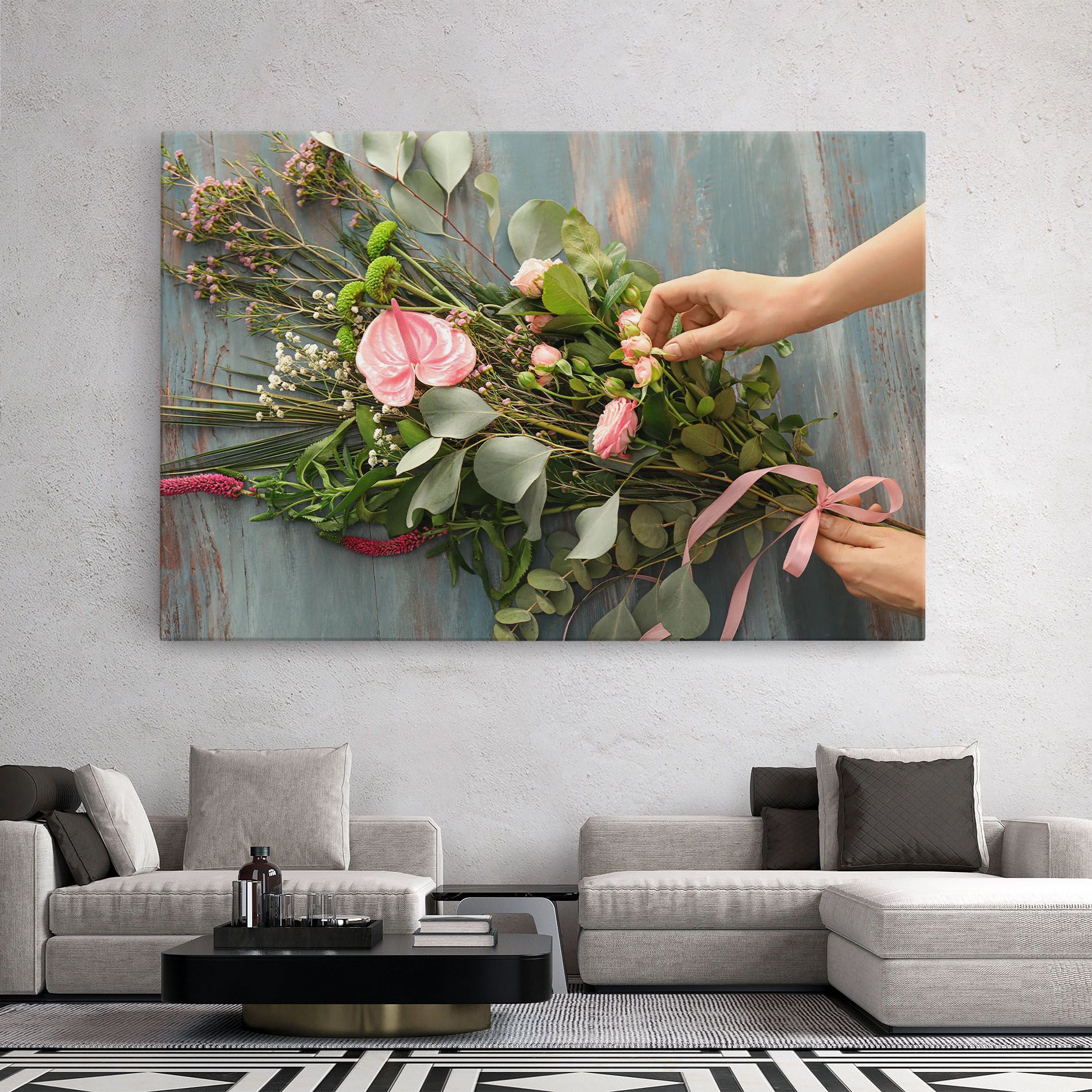 Preparing Bouquet mockup 2