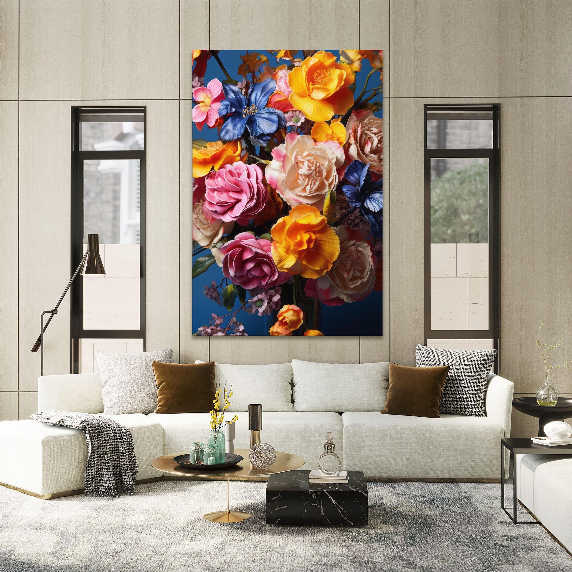 Tablou Canvas Colorful Flower Bouquet mockup 2
