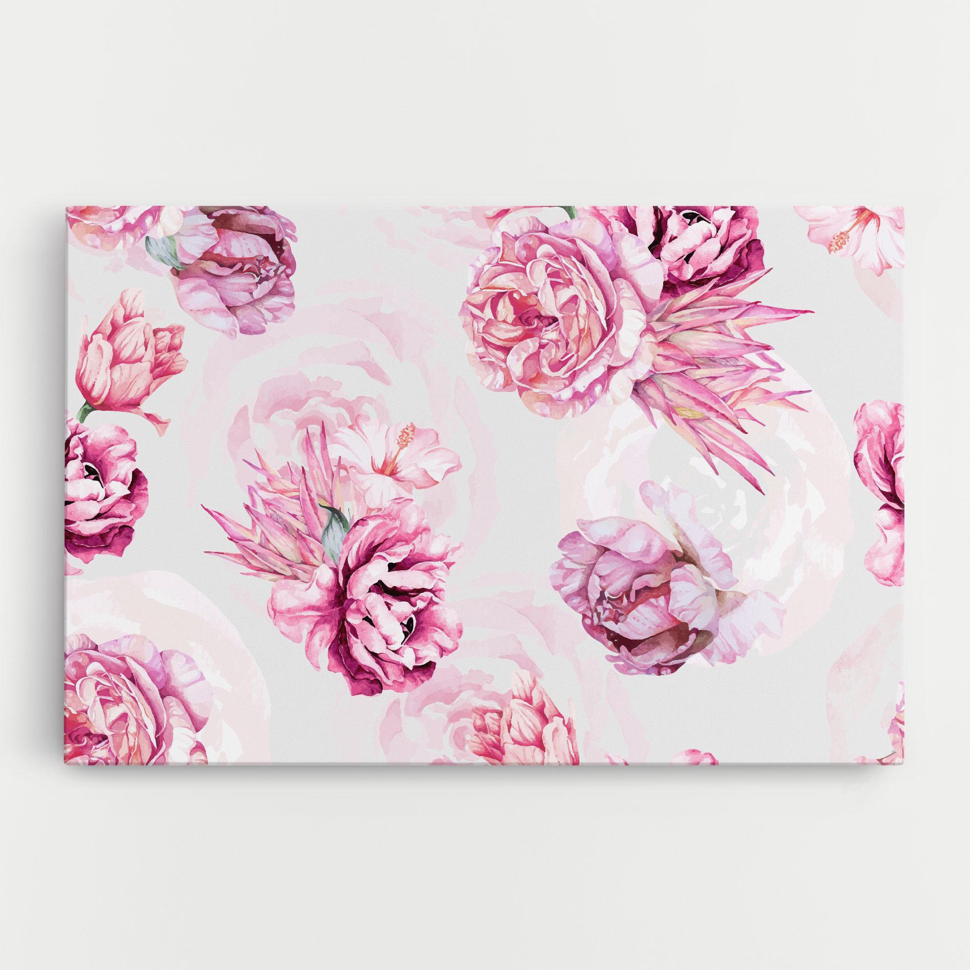 Tablou Canvas Blooming Peony mockup 0