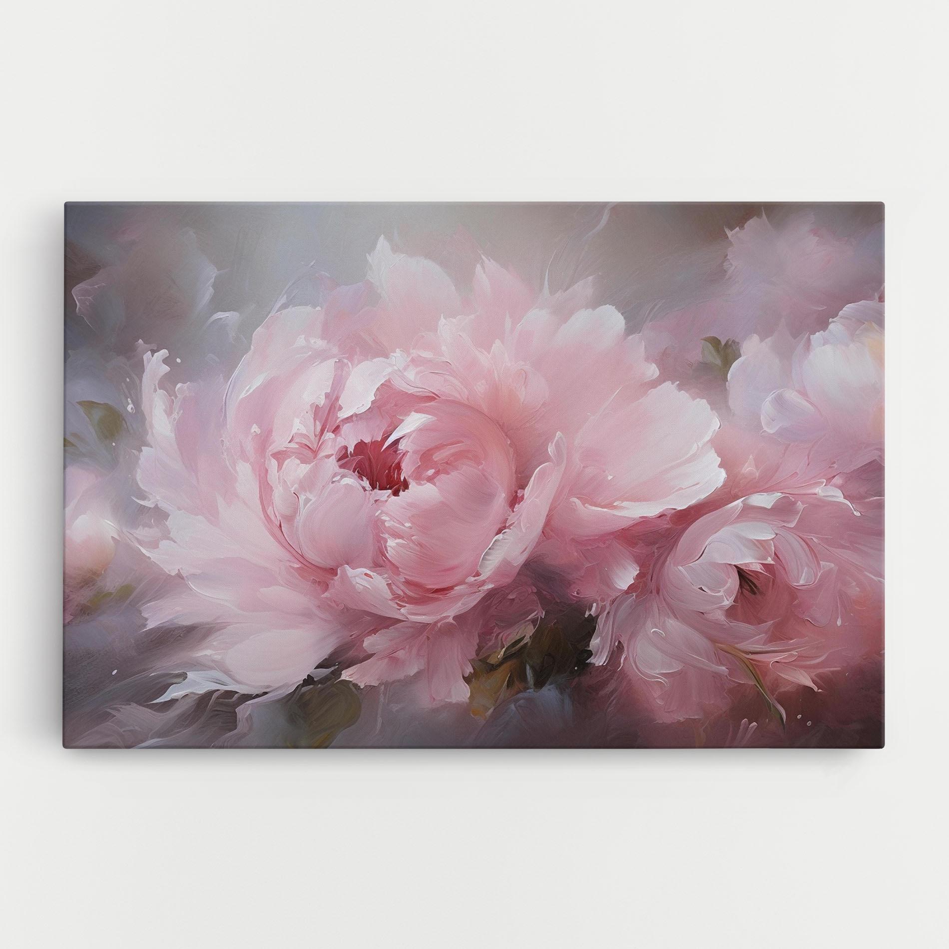 Tablou Canvas Dreamy Painting Peony mockup 0