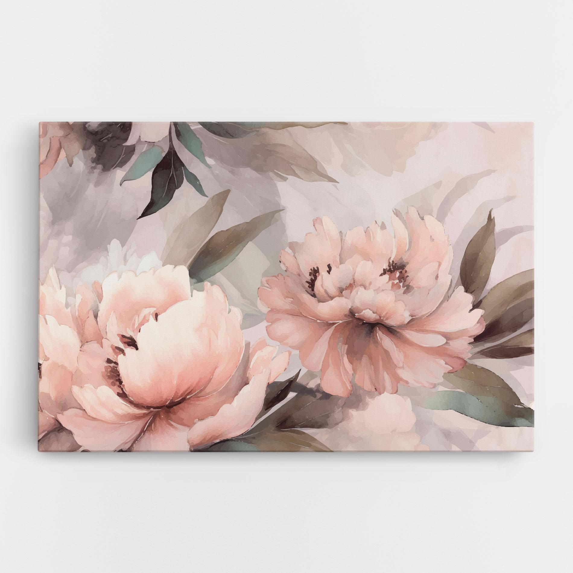 Tablou Canvas Dreamy Peony Art mockup 0