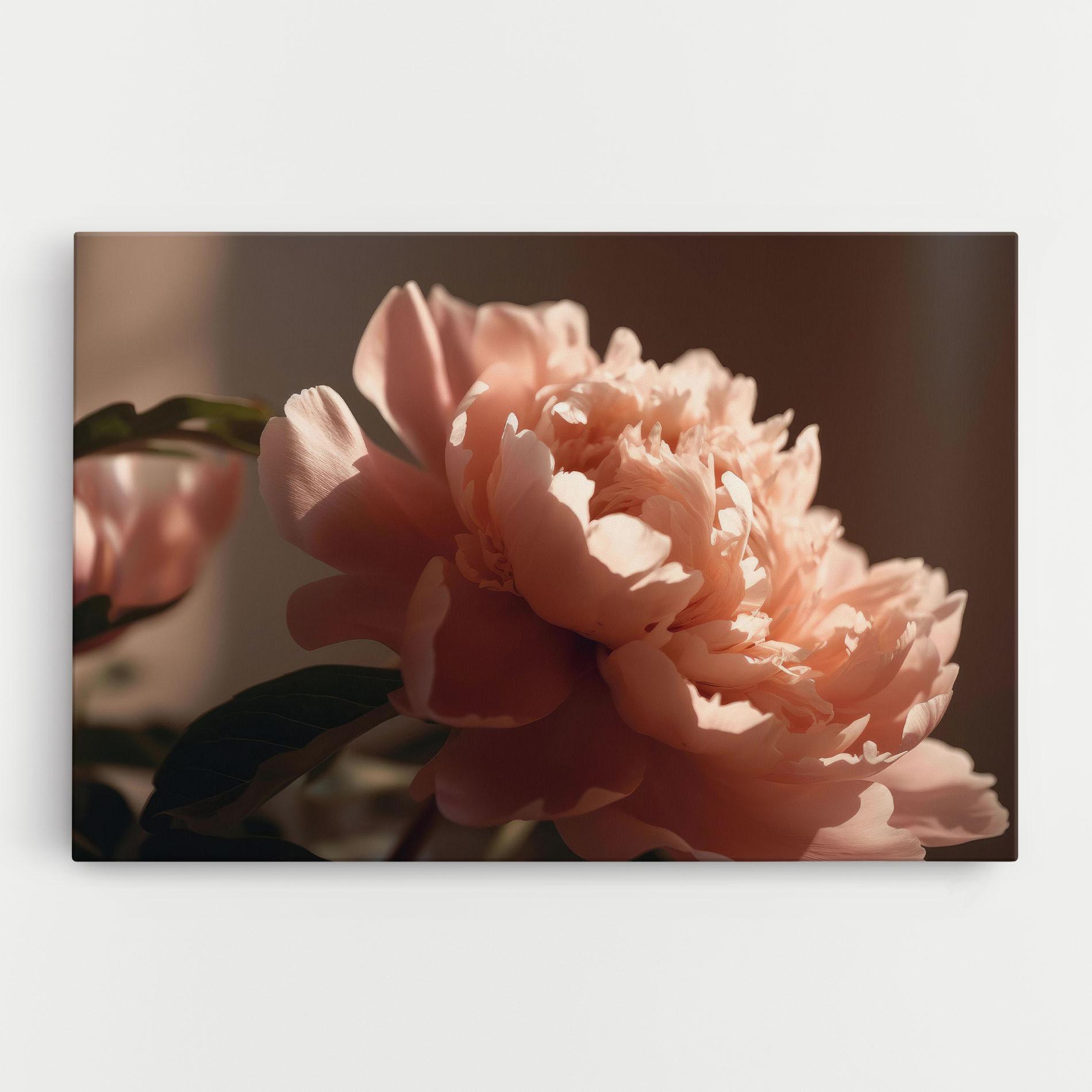 Tablou Canvas Light Orange Peony View mockup 0