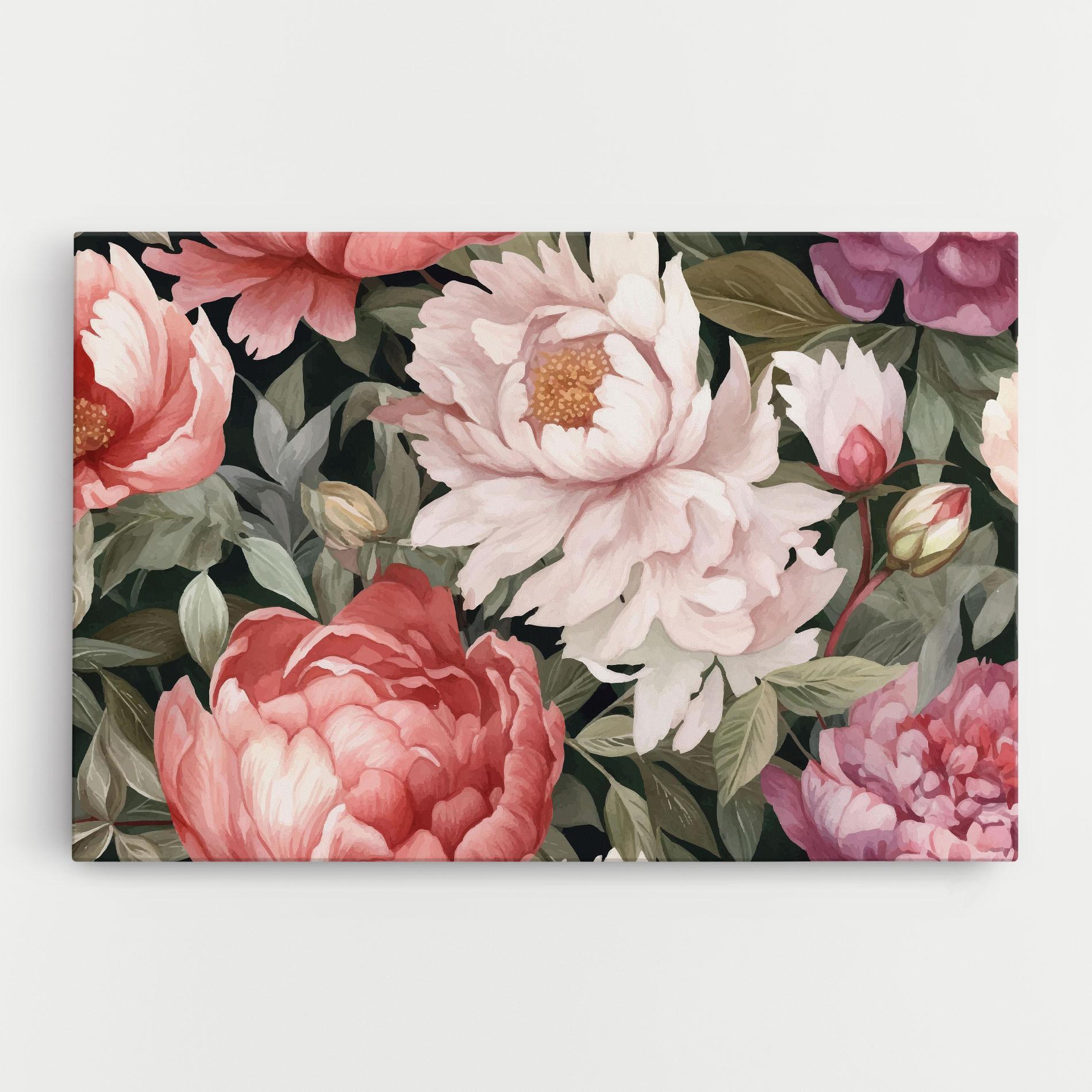 Tablou Canvas Light Peony Art mockup 0