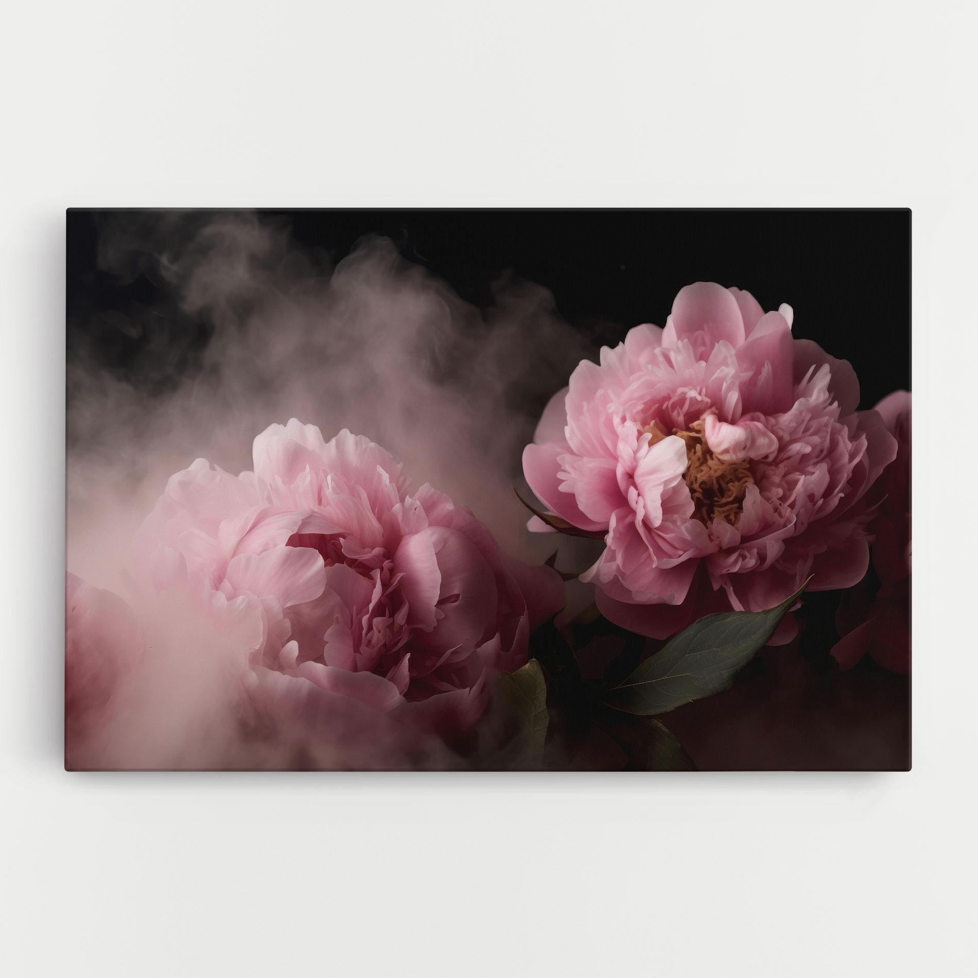 Tablou Canvas Peony In Smoke mockup 0