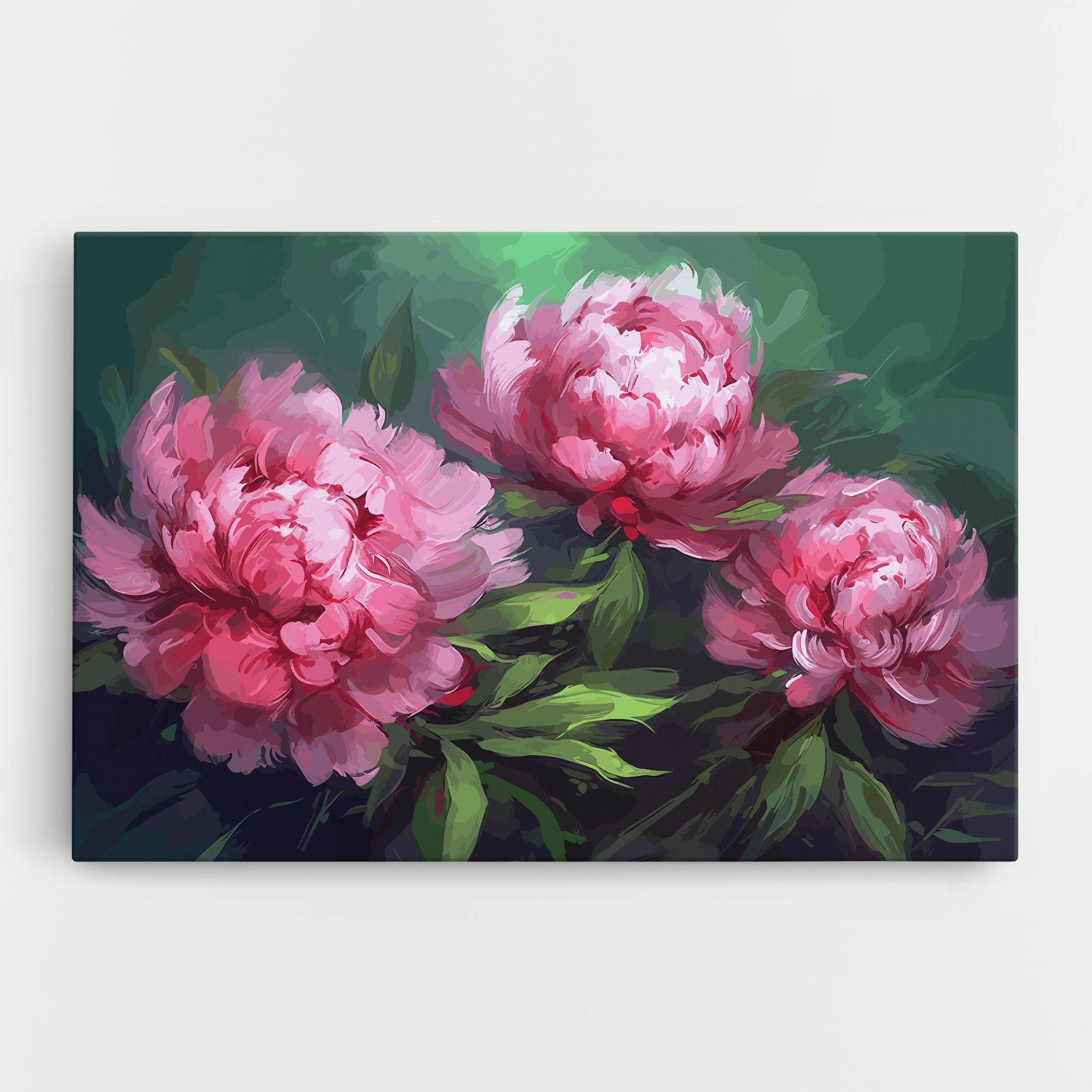 Tablou Canvas Pretty Peonies mockup 0