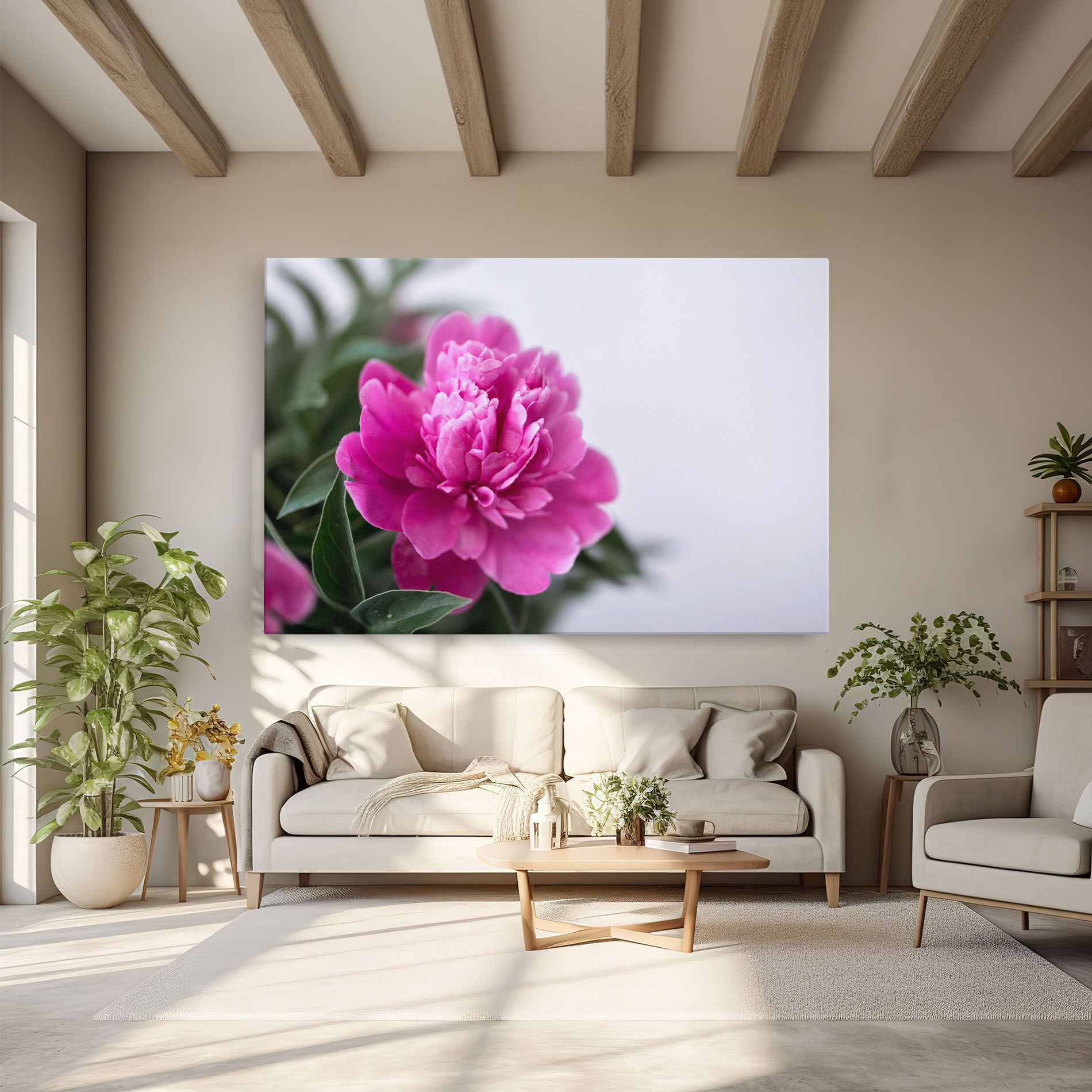 Dark Pink Peony mockup 6