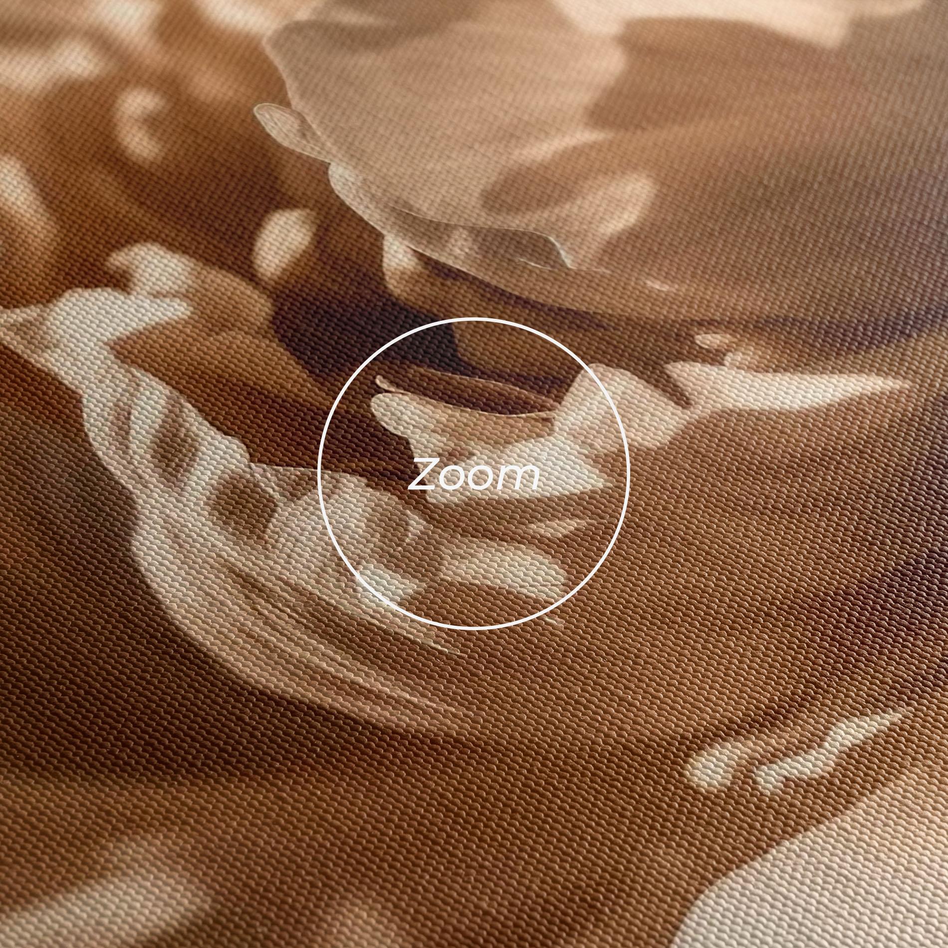 Tablou Canvas Cream Peony mockup 3