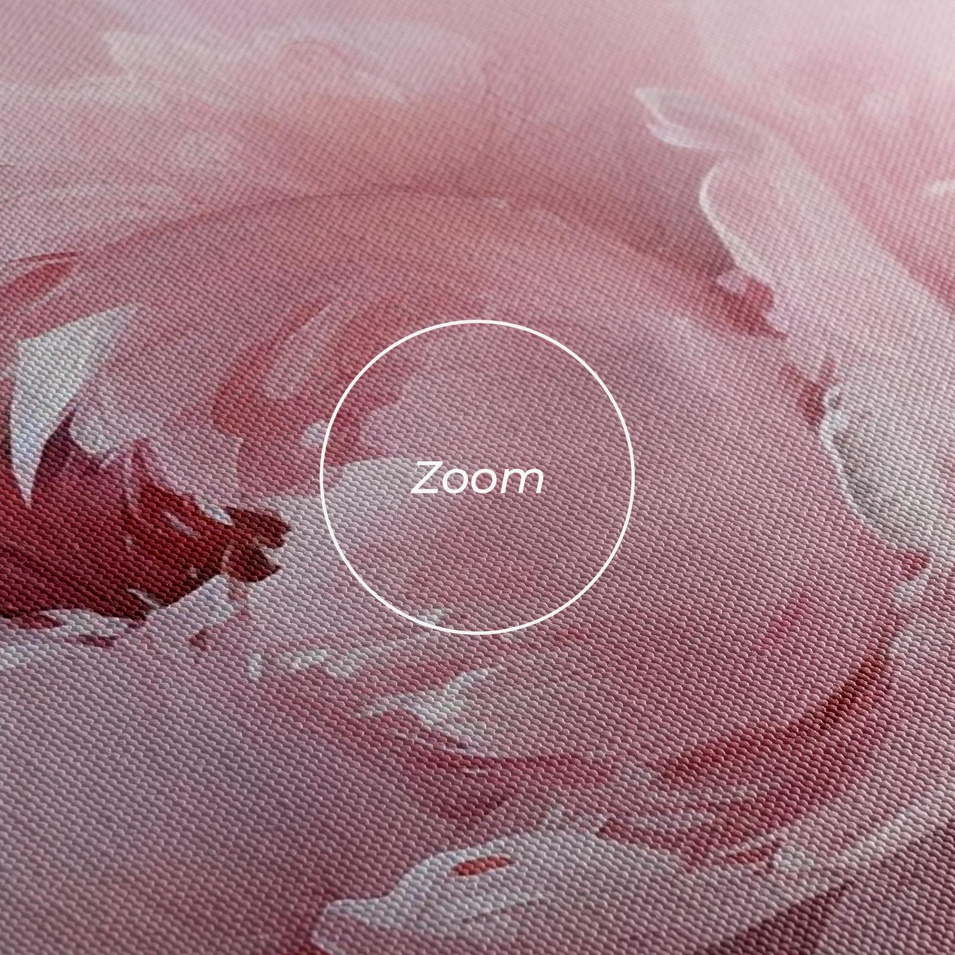 Tablou Canvas Dreamy Painting Peony mockup 3