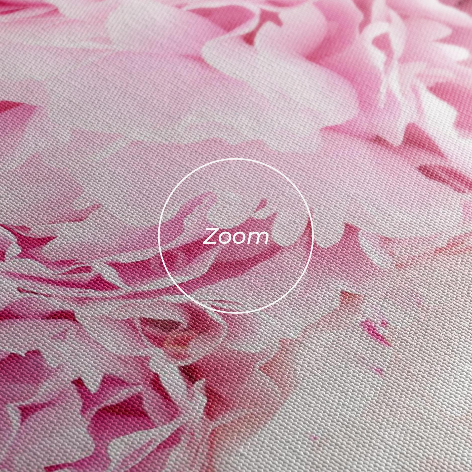 Tablou Canvas Dreamy Pink Pastel Peony mockup 3