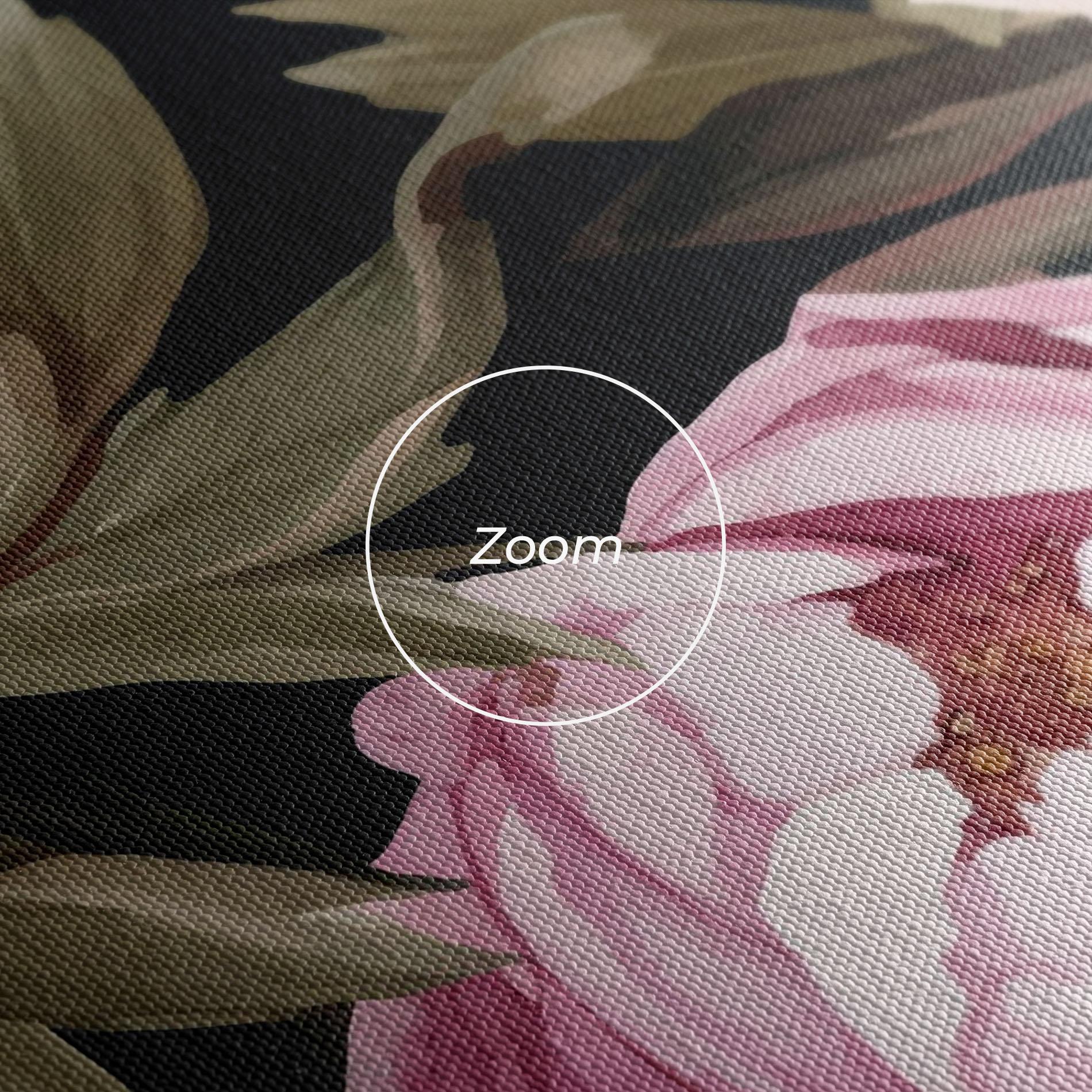 Tablou Canvas Peony Paint mockup 3