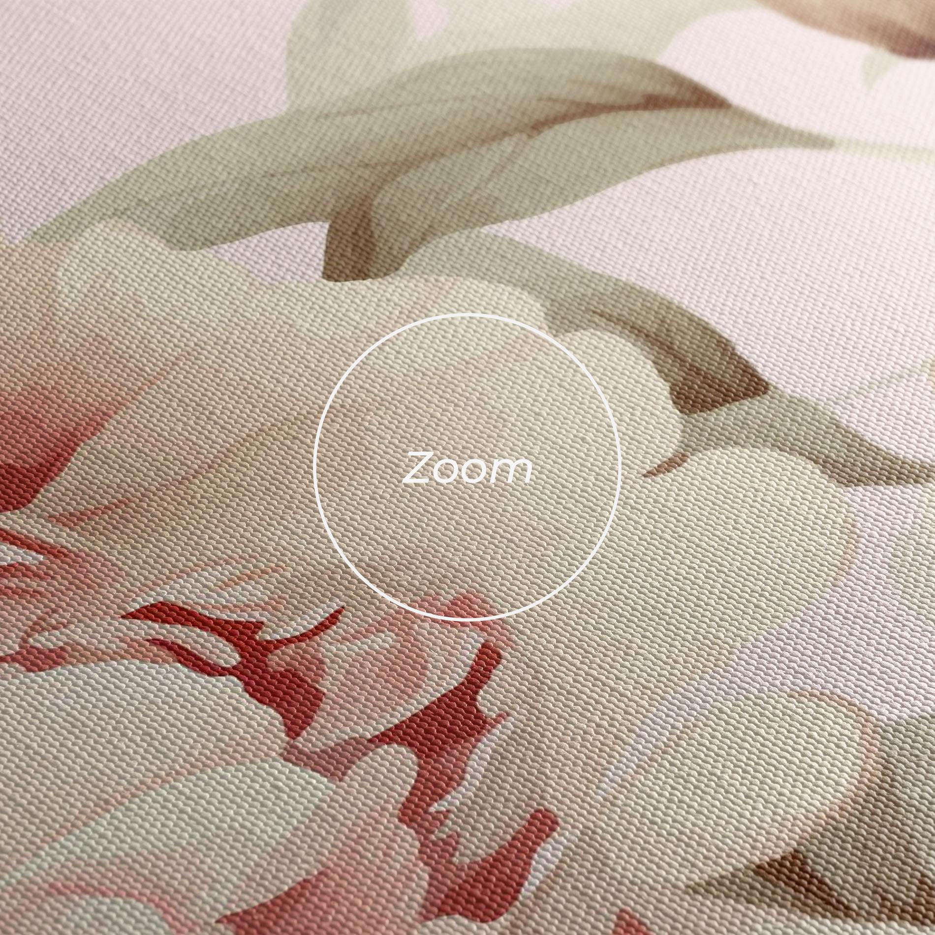 Tablou Canvas Pink Pretty Peony mockup 3