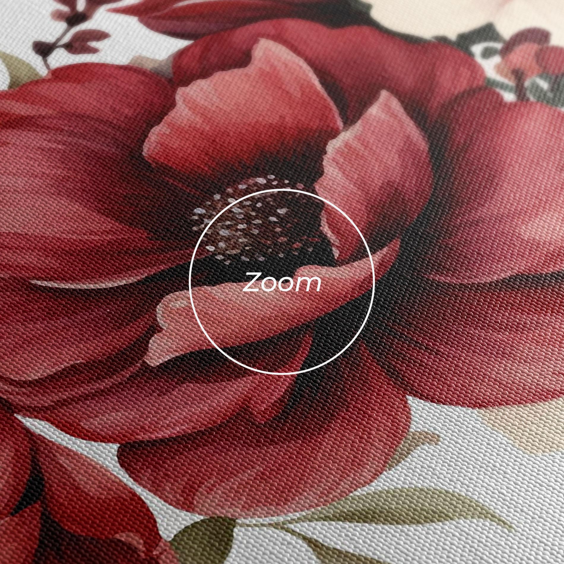 Tablou Canvas Red Peony mockup 3