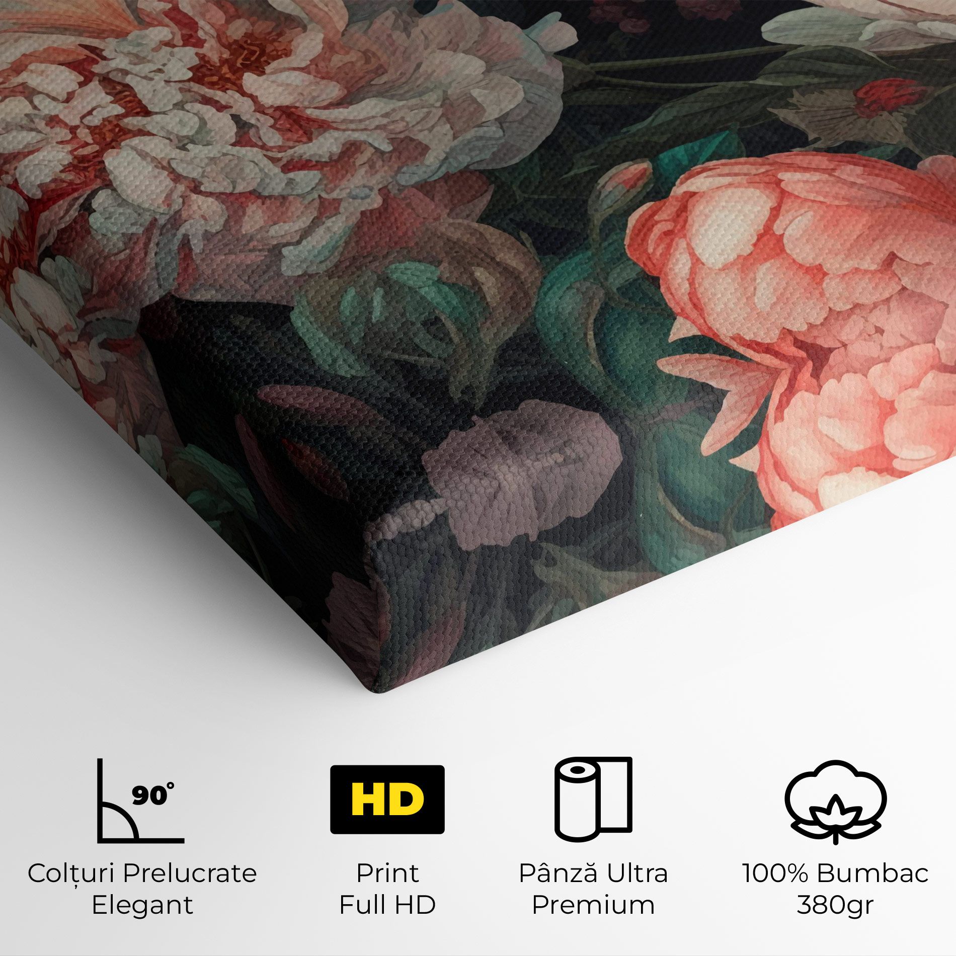 Artistic Pink Peony mockup 4