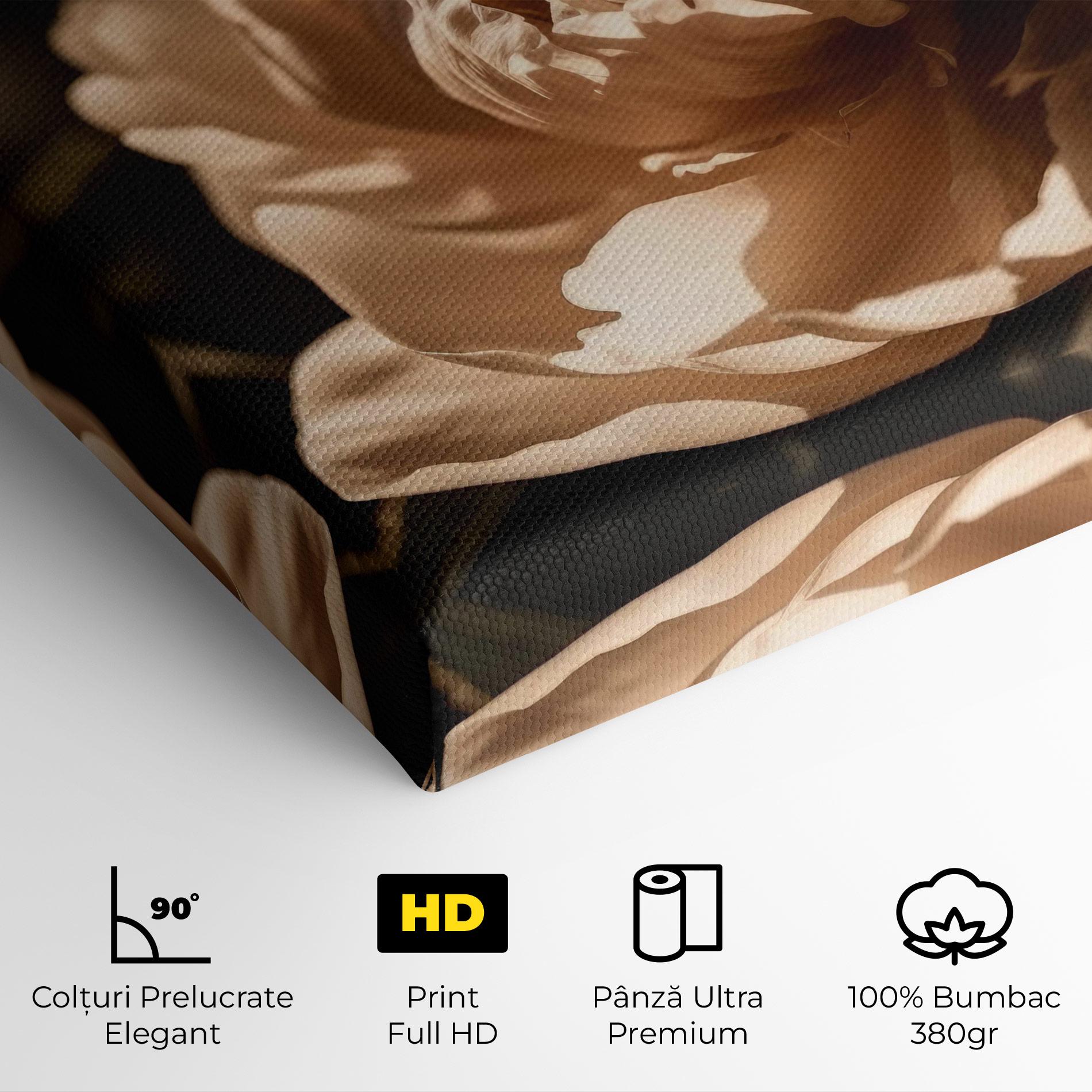 Tablou Canvas Cream Peony mockup 4