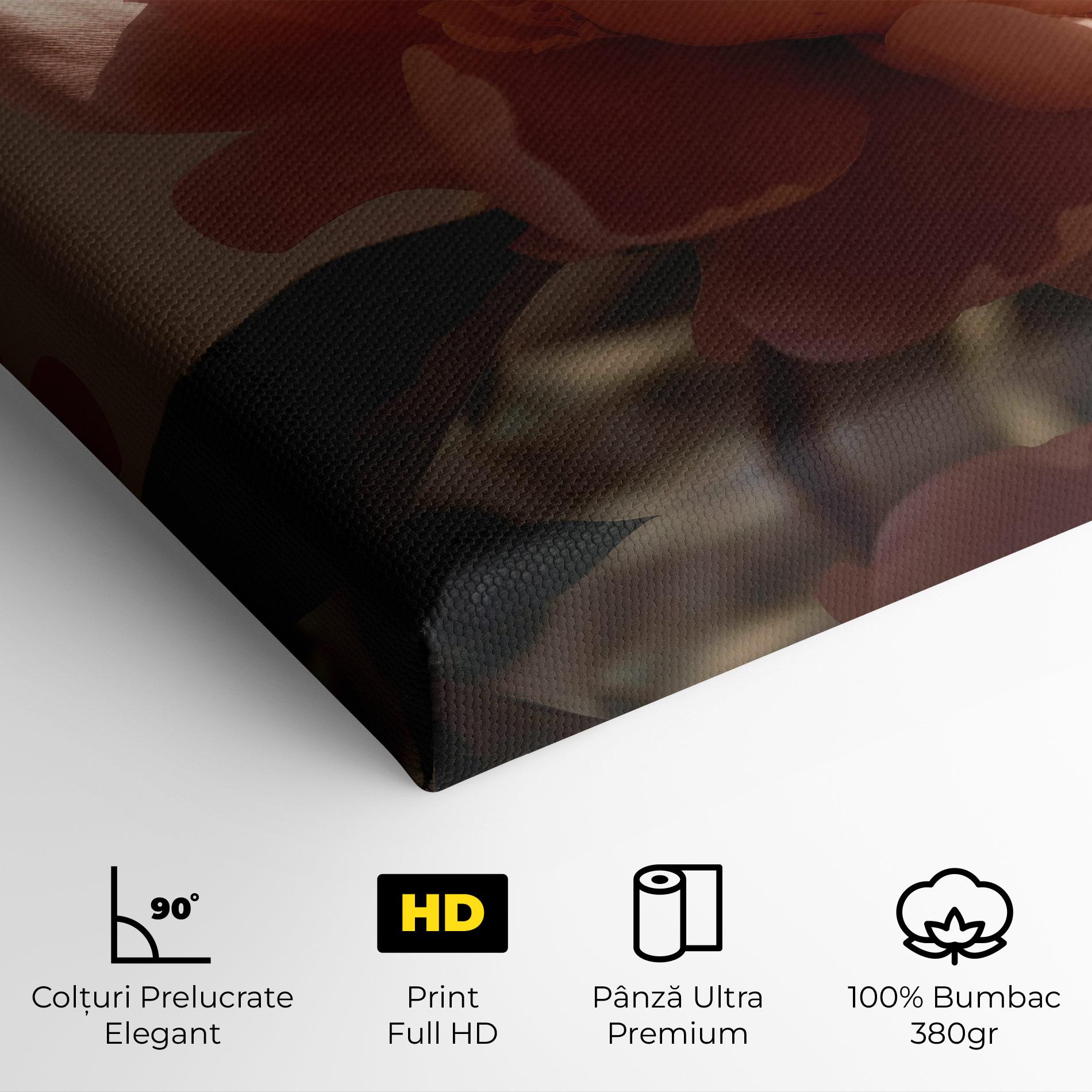 Tablou Canvas Light Orange Peony View mockup 4