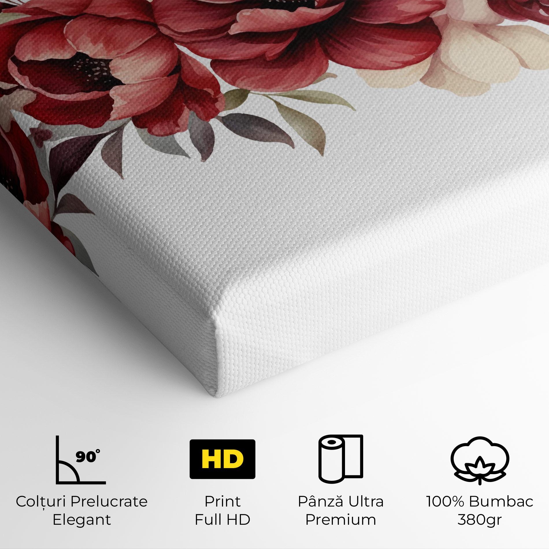 Tablou Canvas Red Peony mockup 4
