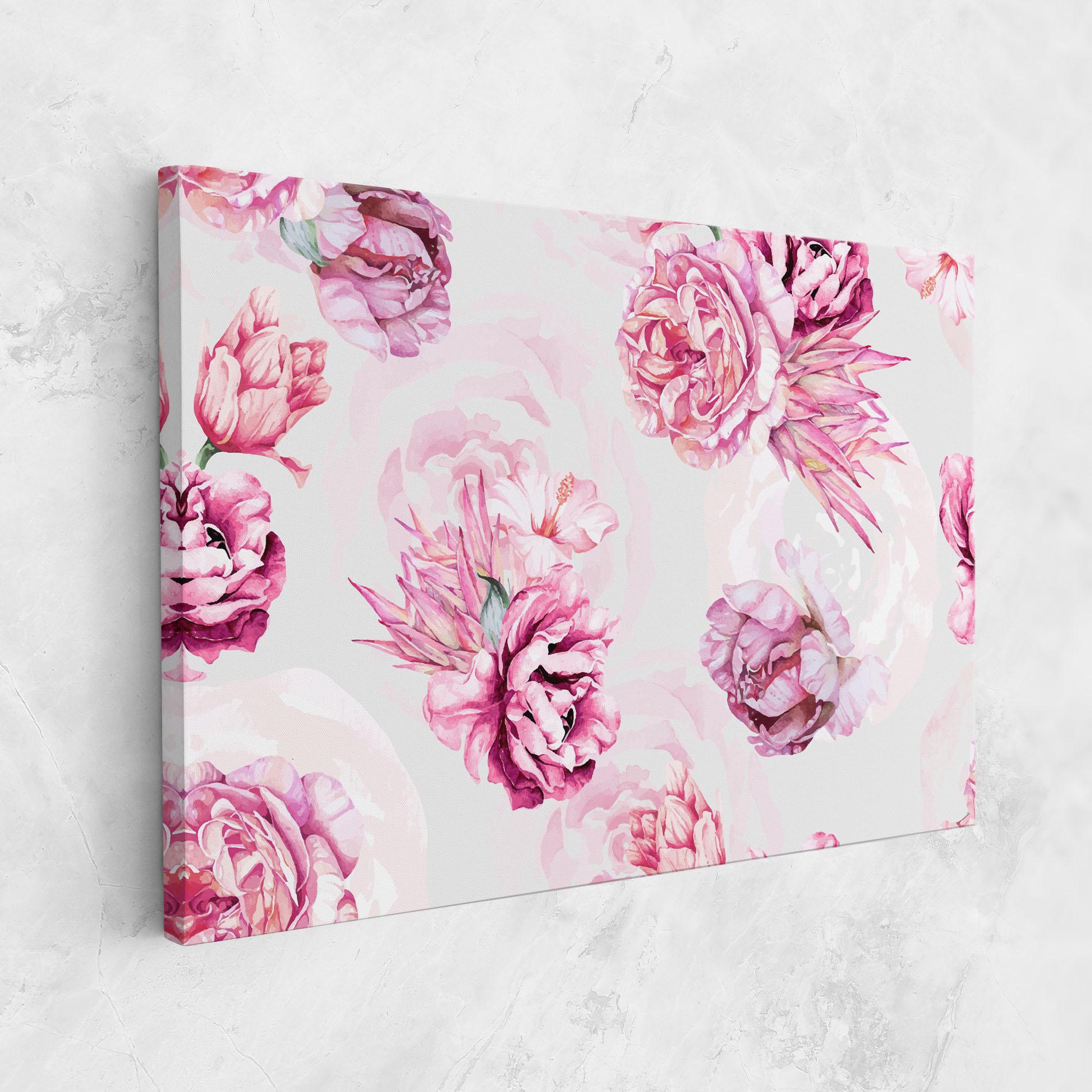 Tablou Canvas Blooming Peony mockup 1