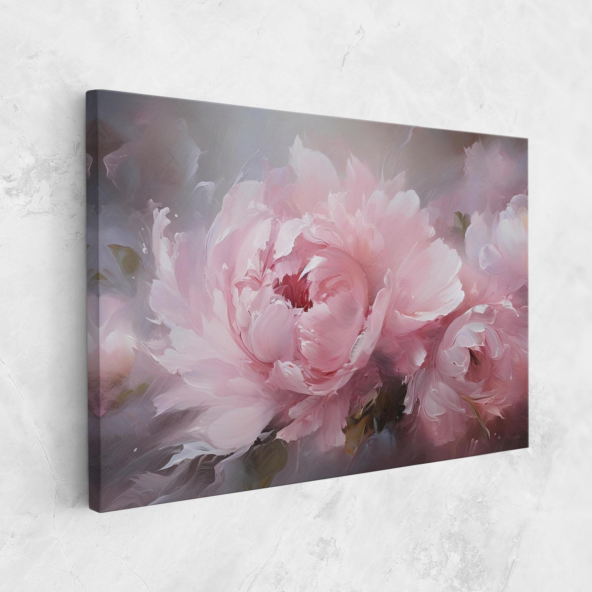 Tablou Canvas Dreamy Painting Peony mockup 1