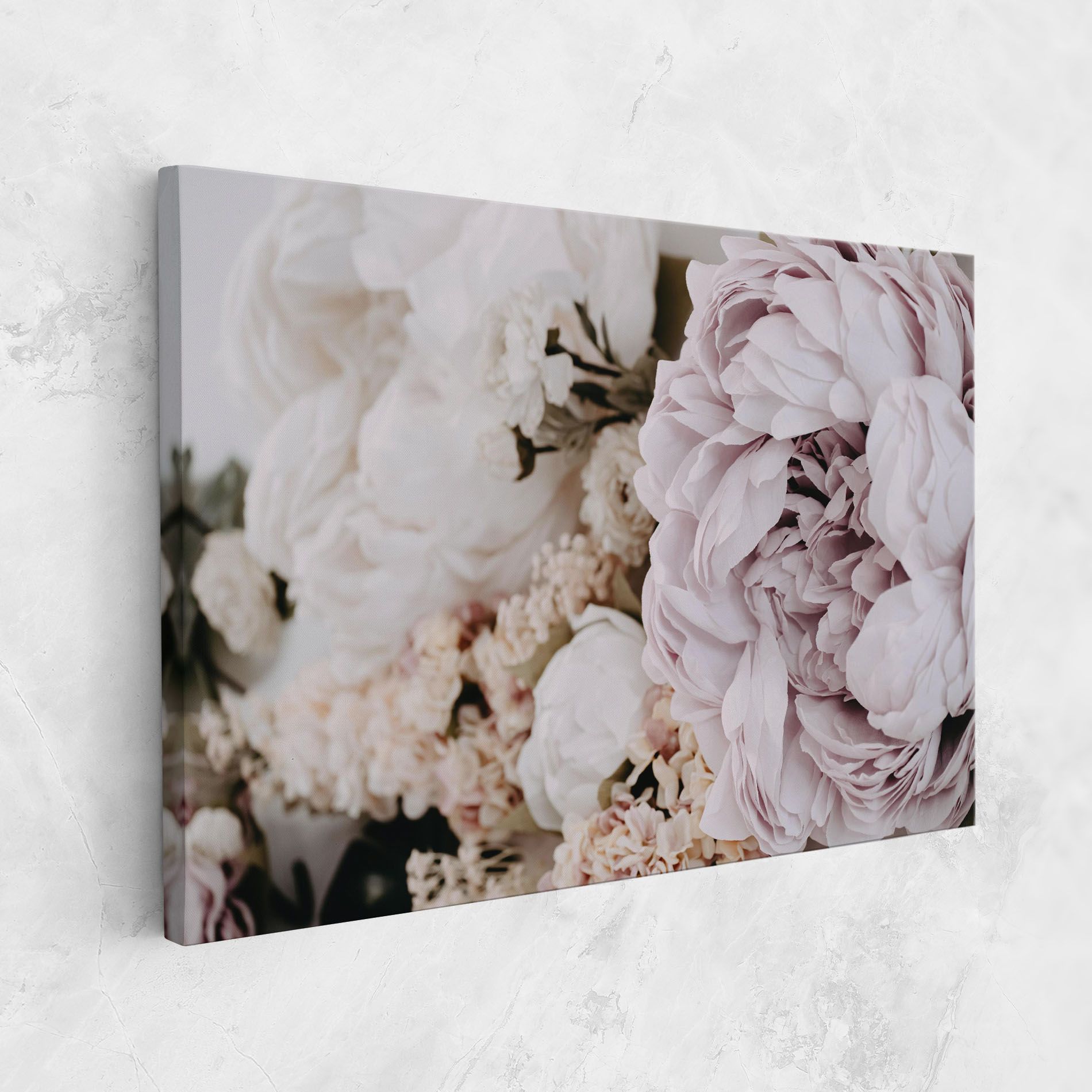Grey Peony Bouquet mockup 1