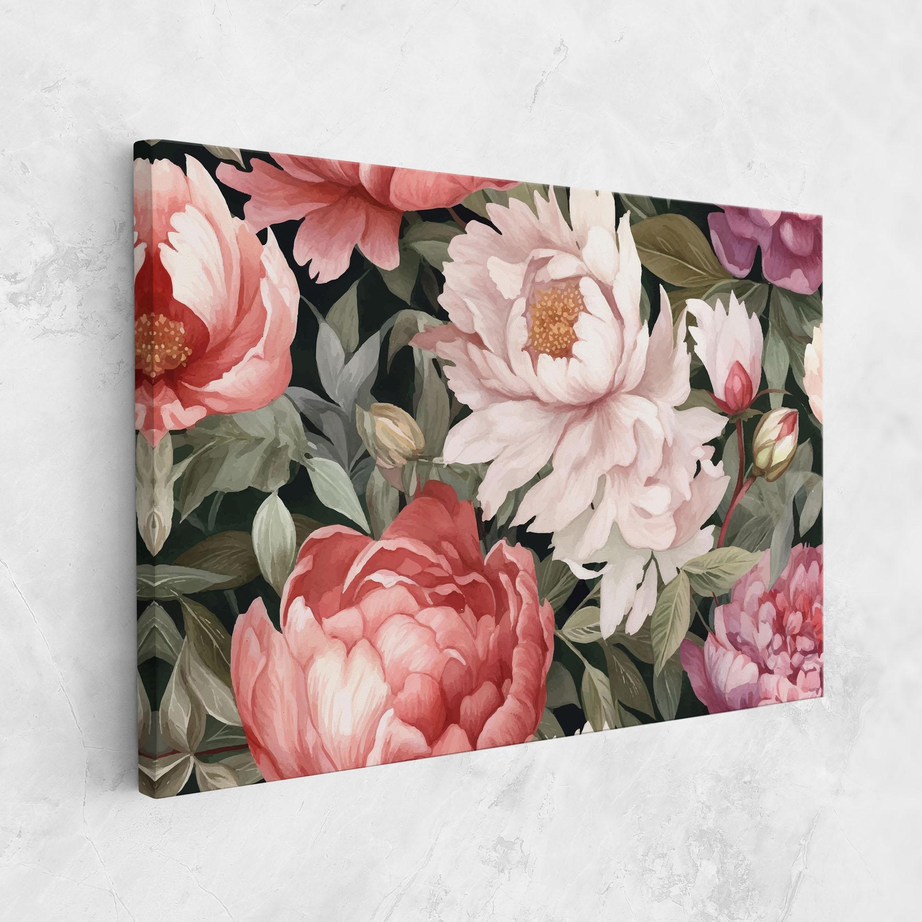 Tablou Canvas Light Peony Art mockup 1