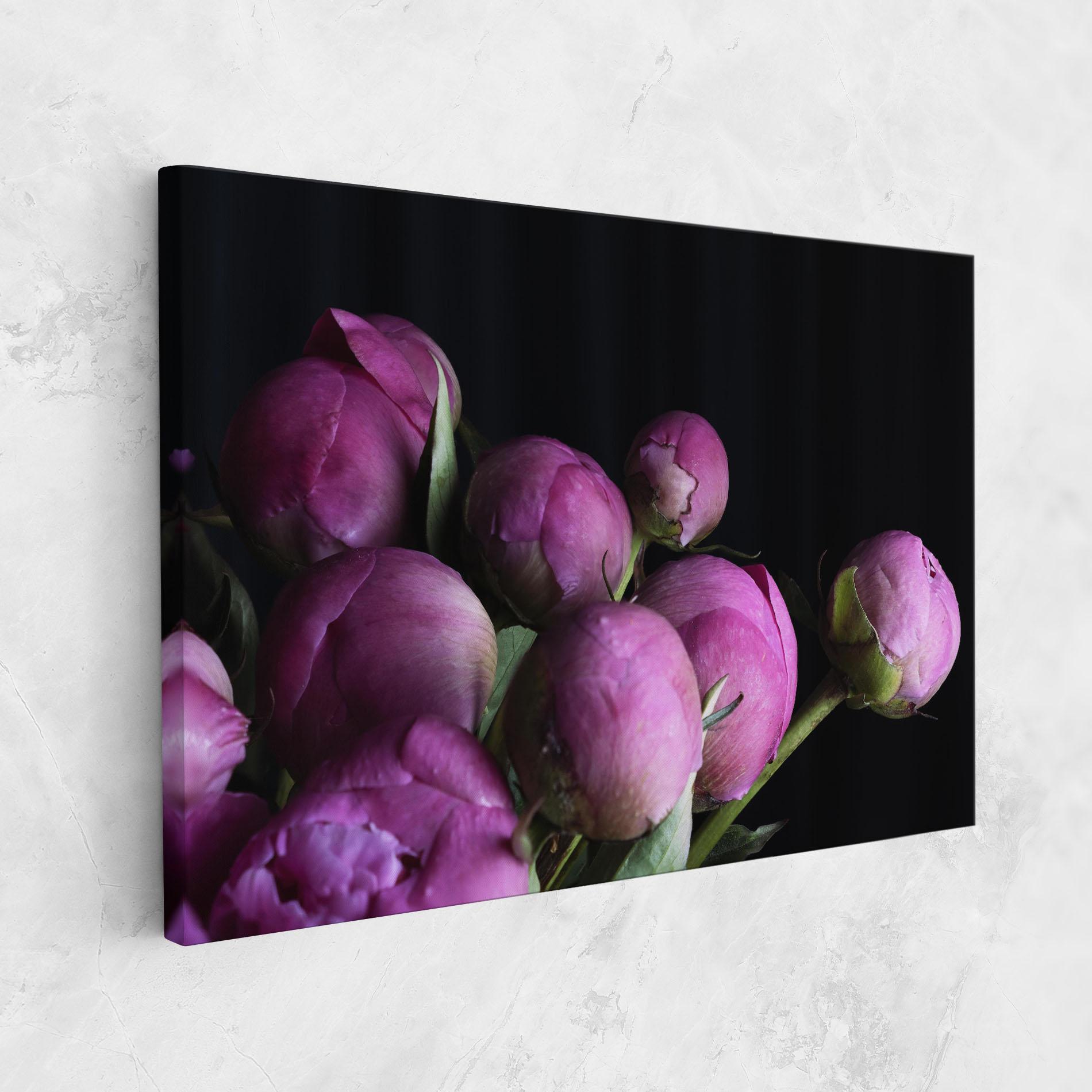 Tablou Canvas Peony Buds mockup 1