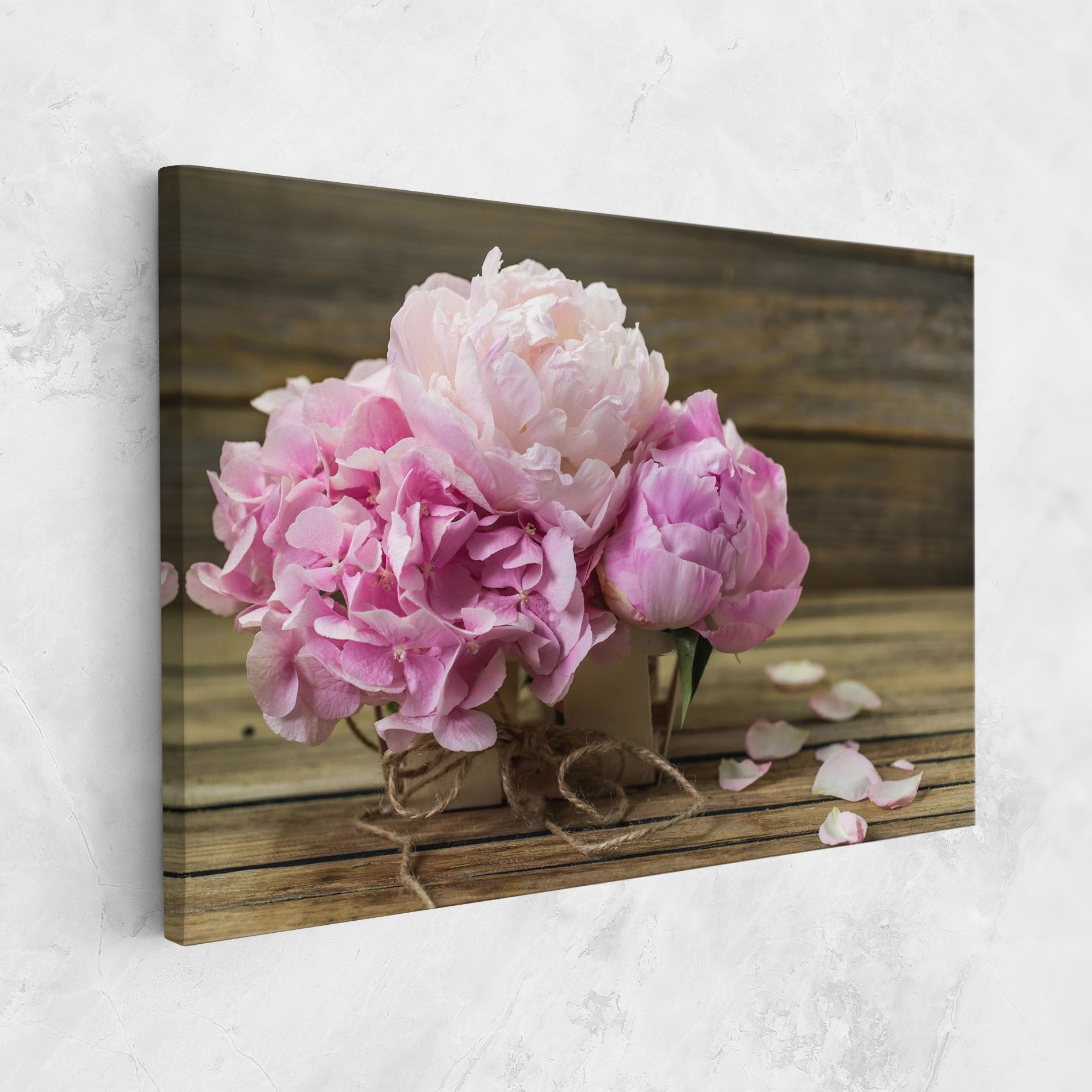 Peony On Table mockup 1