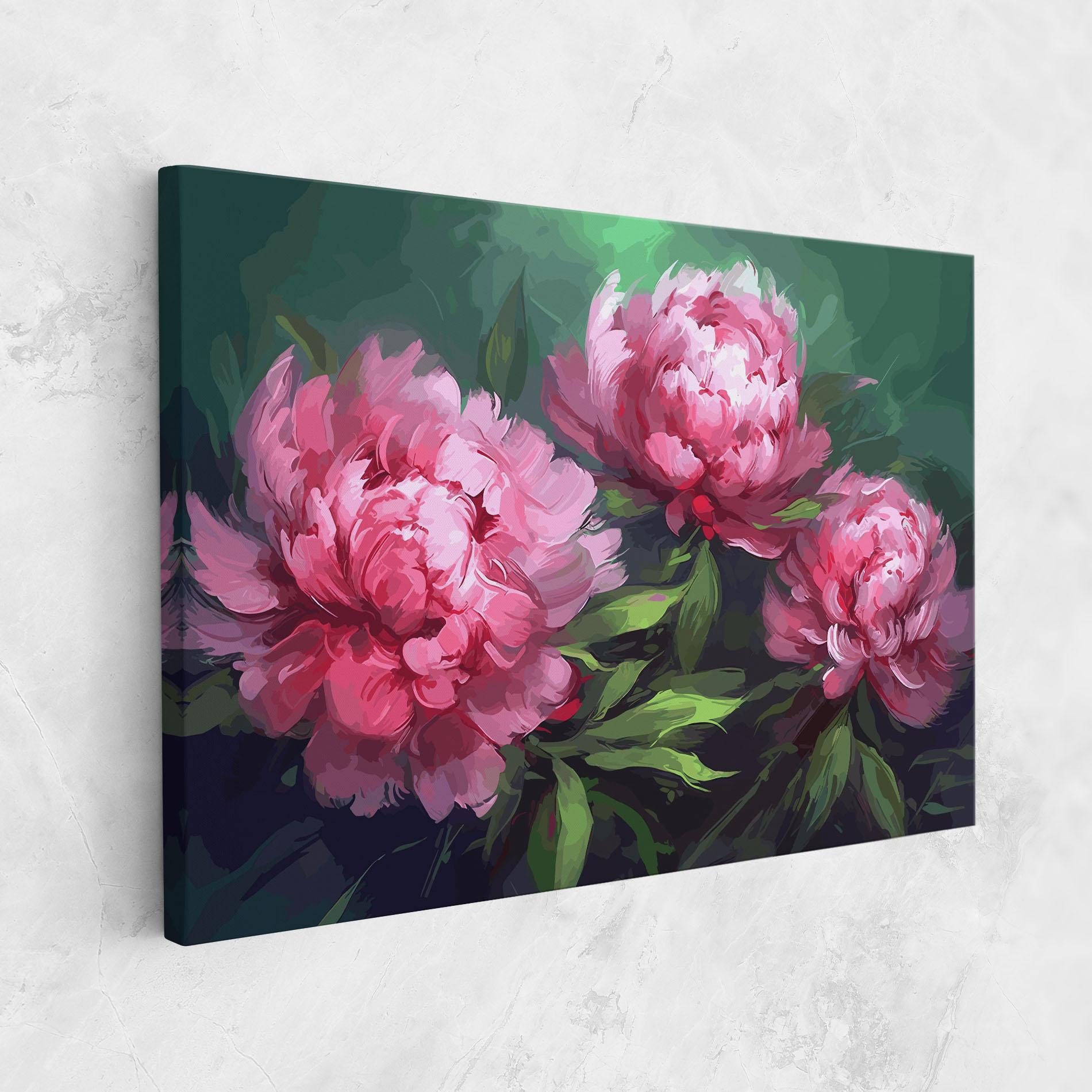 Tablou Canvas Pretty Peonies mockup 1