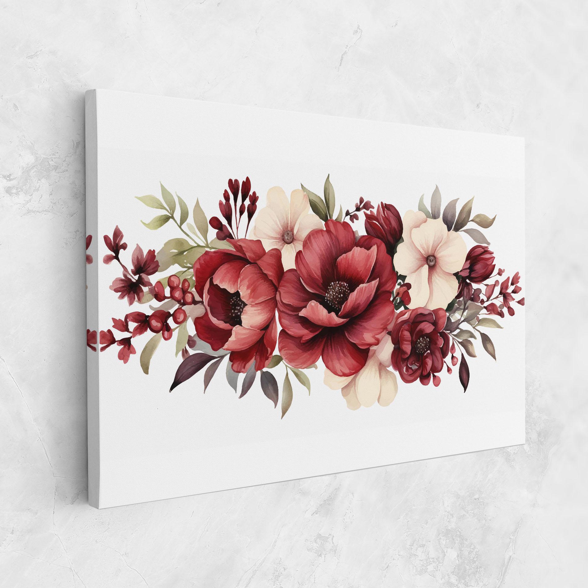 Tablou Canvas Red Peony mockup 1