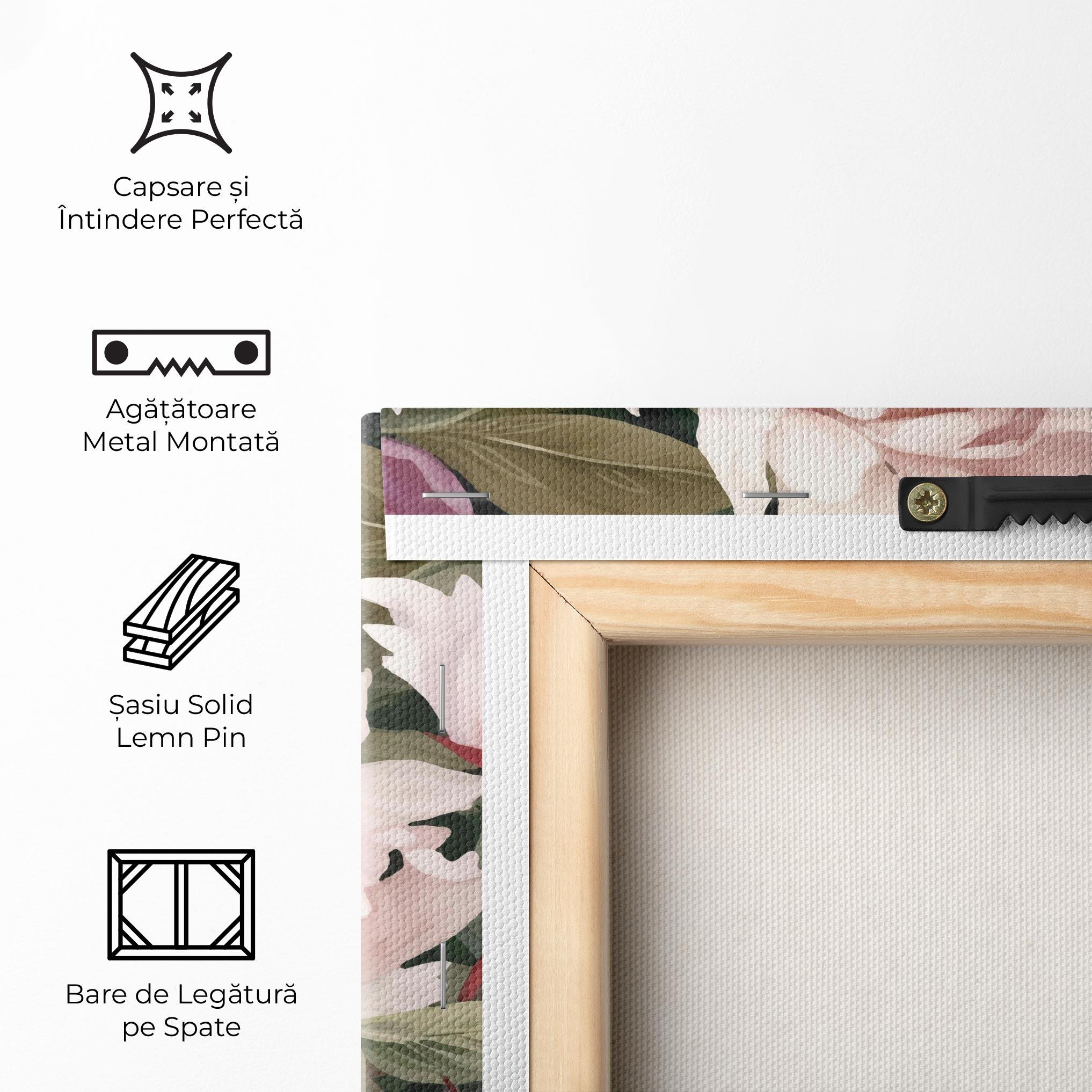 Tablou Canvas Light Peony Art mockup 5