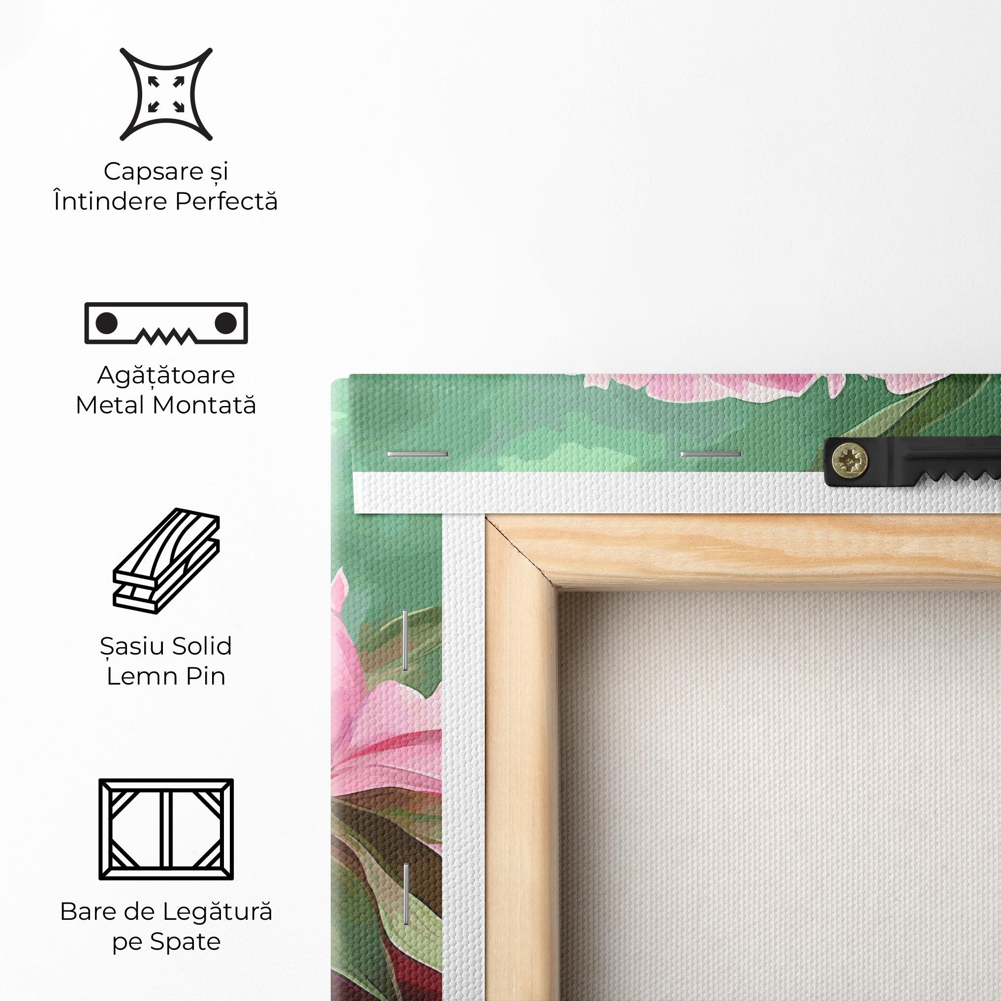 Tablou Canvas Peonies Art mockup 5