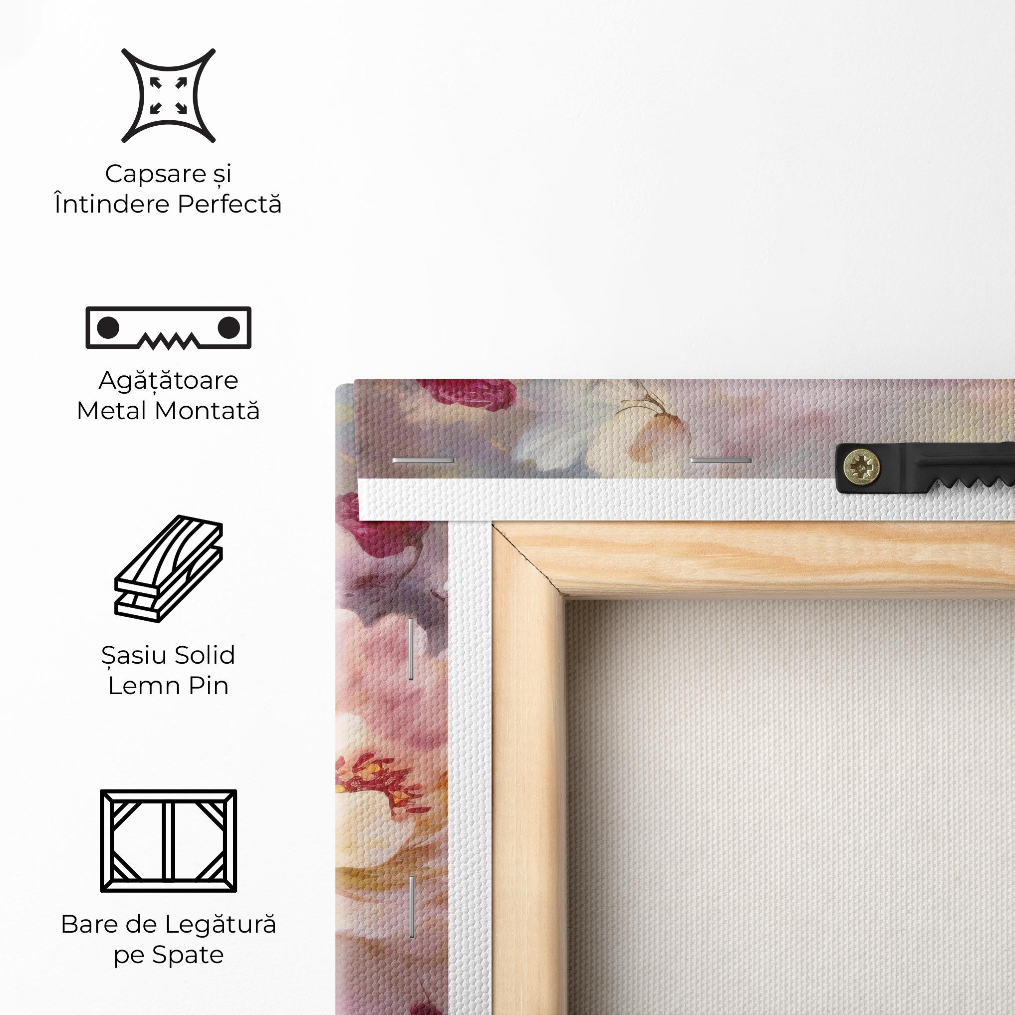 Tablou Canvas Peony Painting Art mockup 5