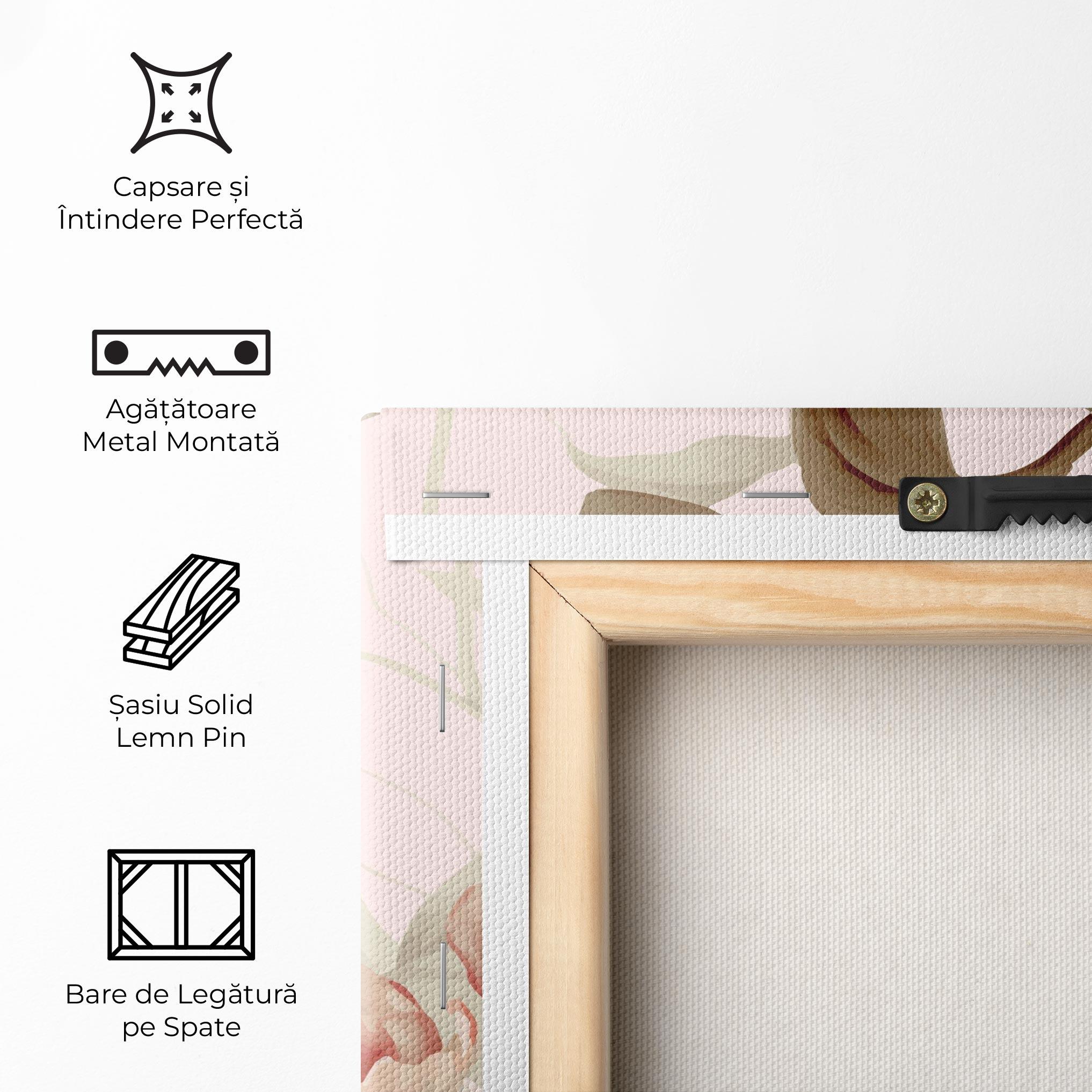 Tablou Canvas Pink Pretty Peony mockup 5