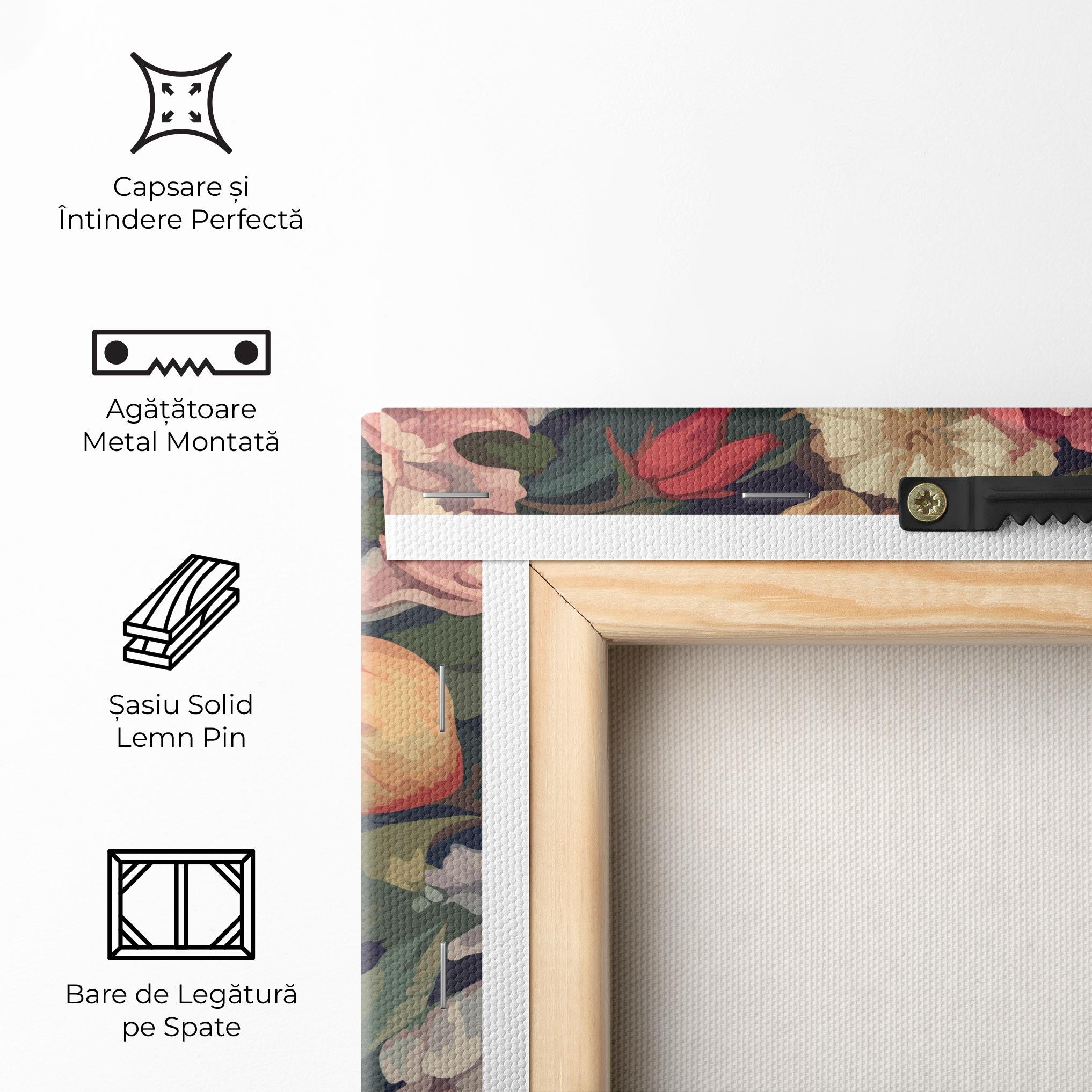 Tablou Canvas Pretty Artistic Peony mockup 5