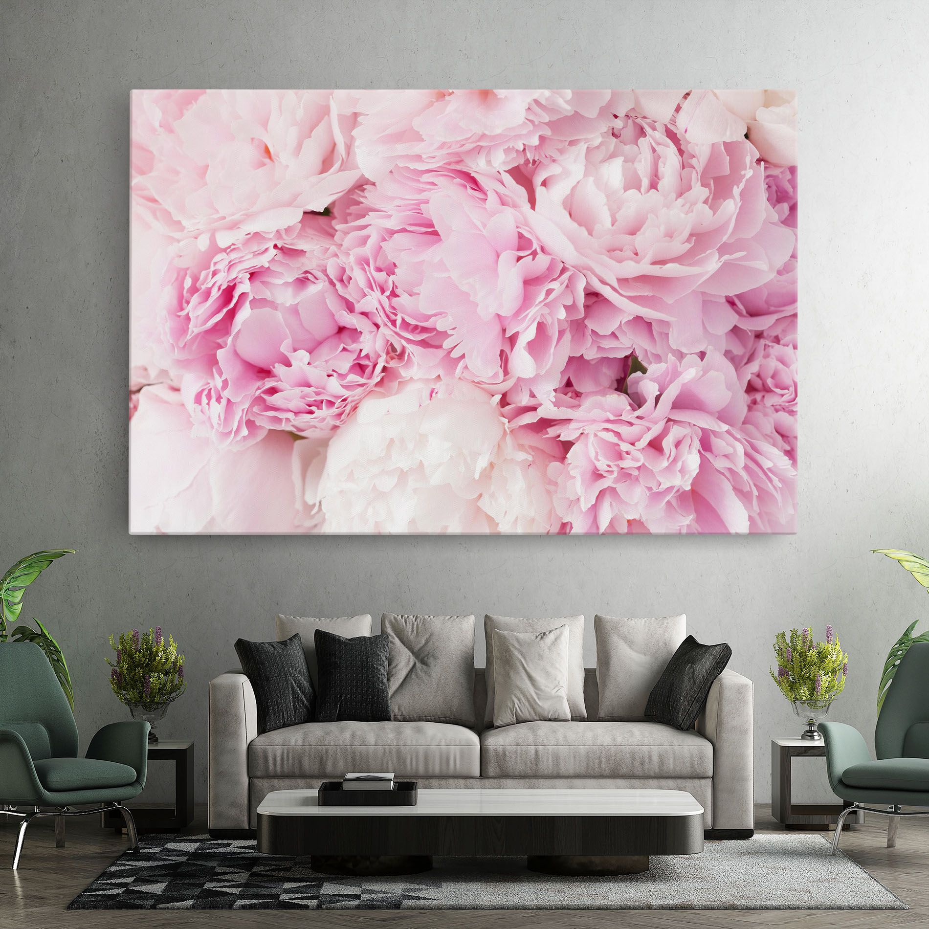 Dreamy Pink Pastel Peony mockup 7