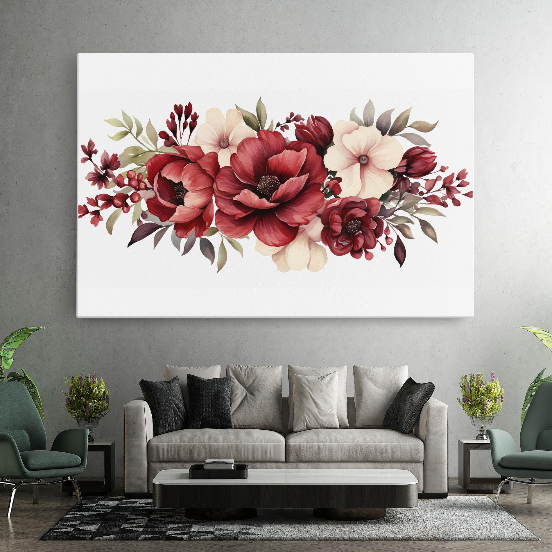 Tablou Canvas Red Peony mockup 7