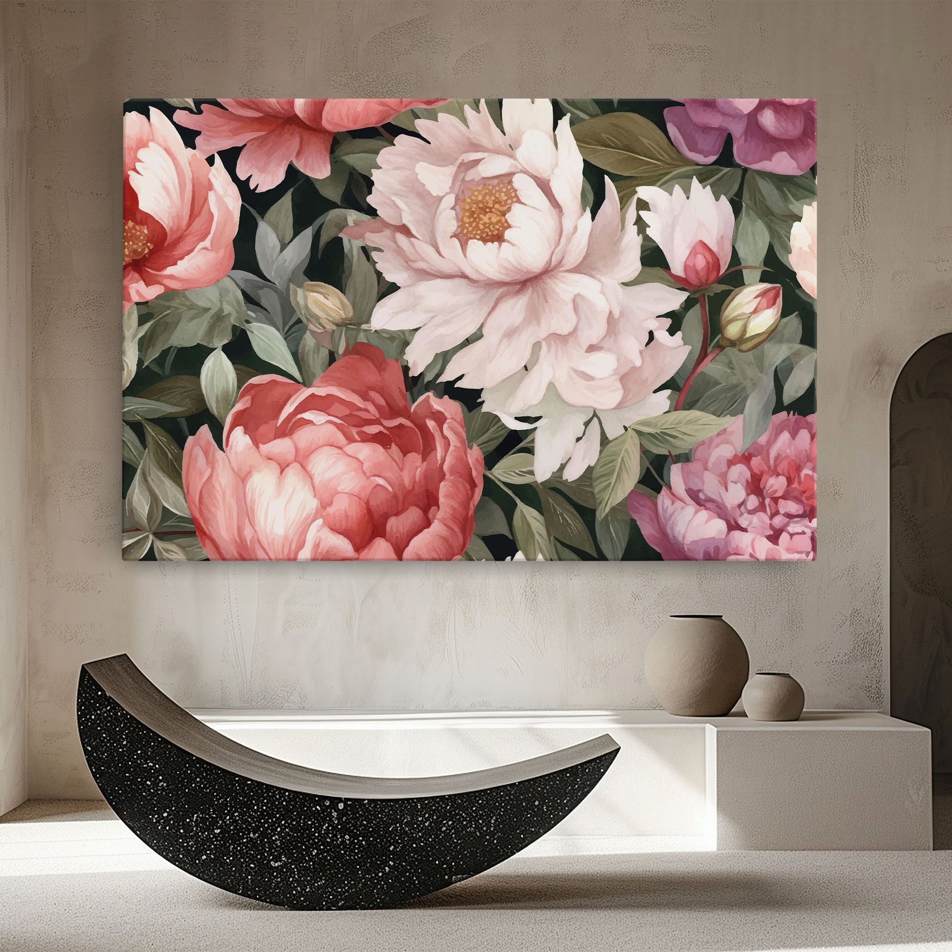 Light Peony Art mockup 8