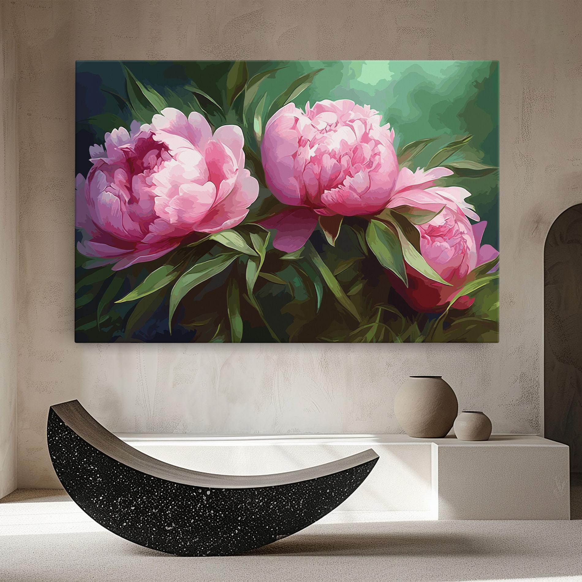 Tablou Canvas Peonies Art mockup 8