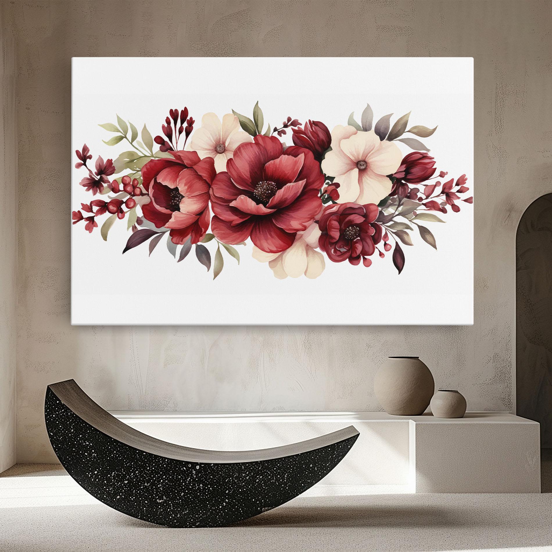 Tablou Canvas Red Peony mockup 8