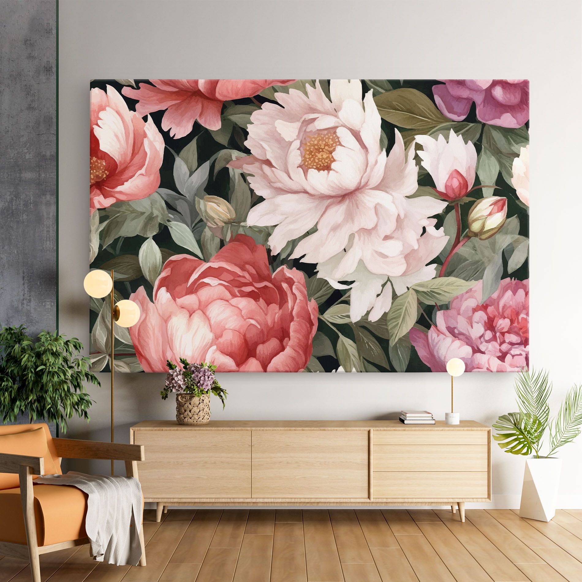 Light Peony Art mockup 9