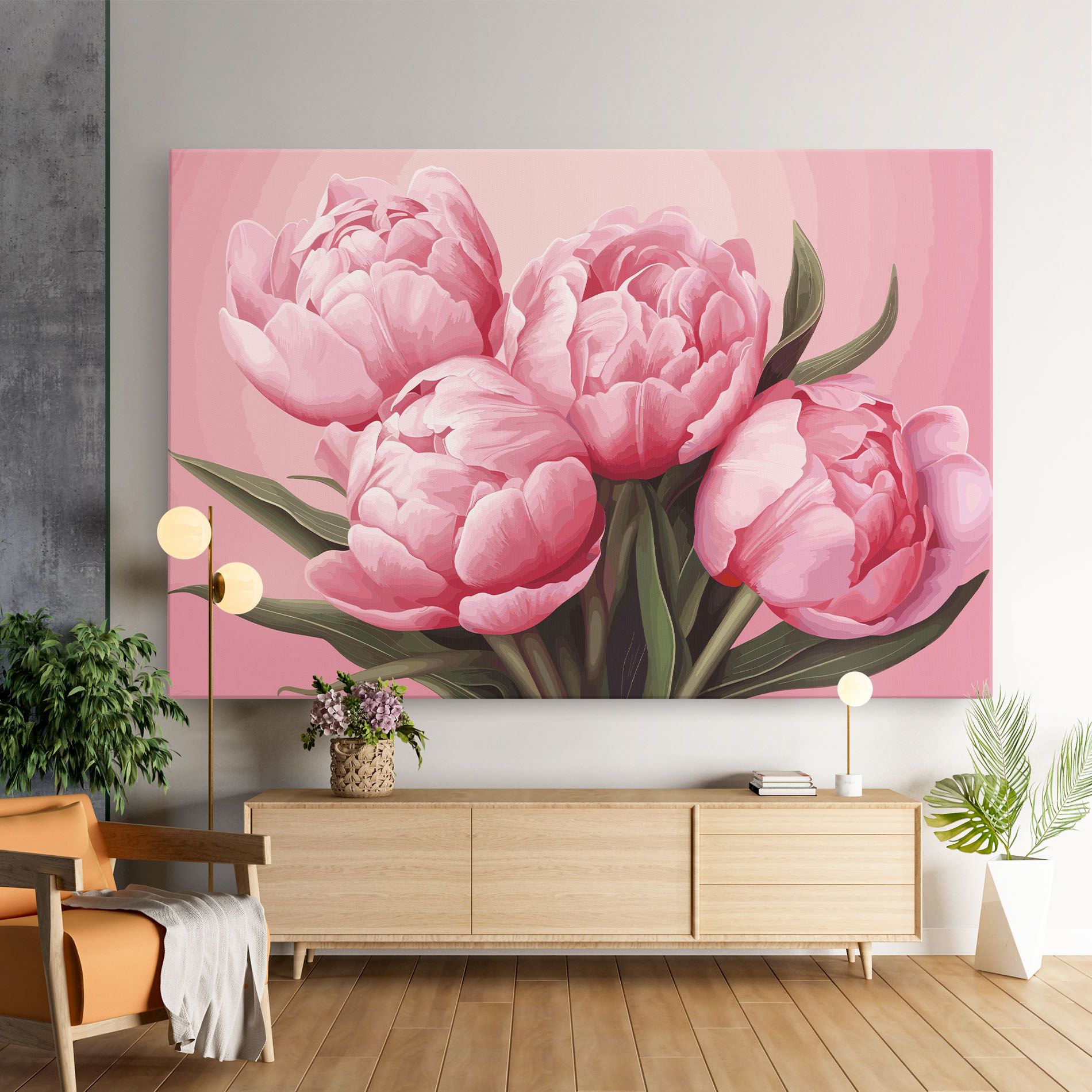 Peony On Pink mockup 9