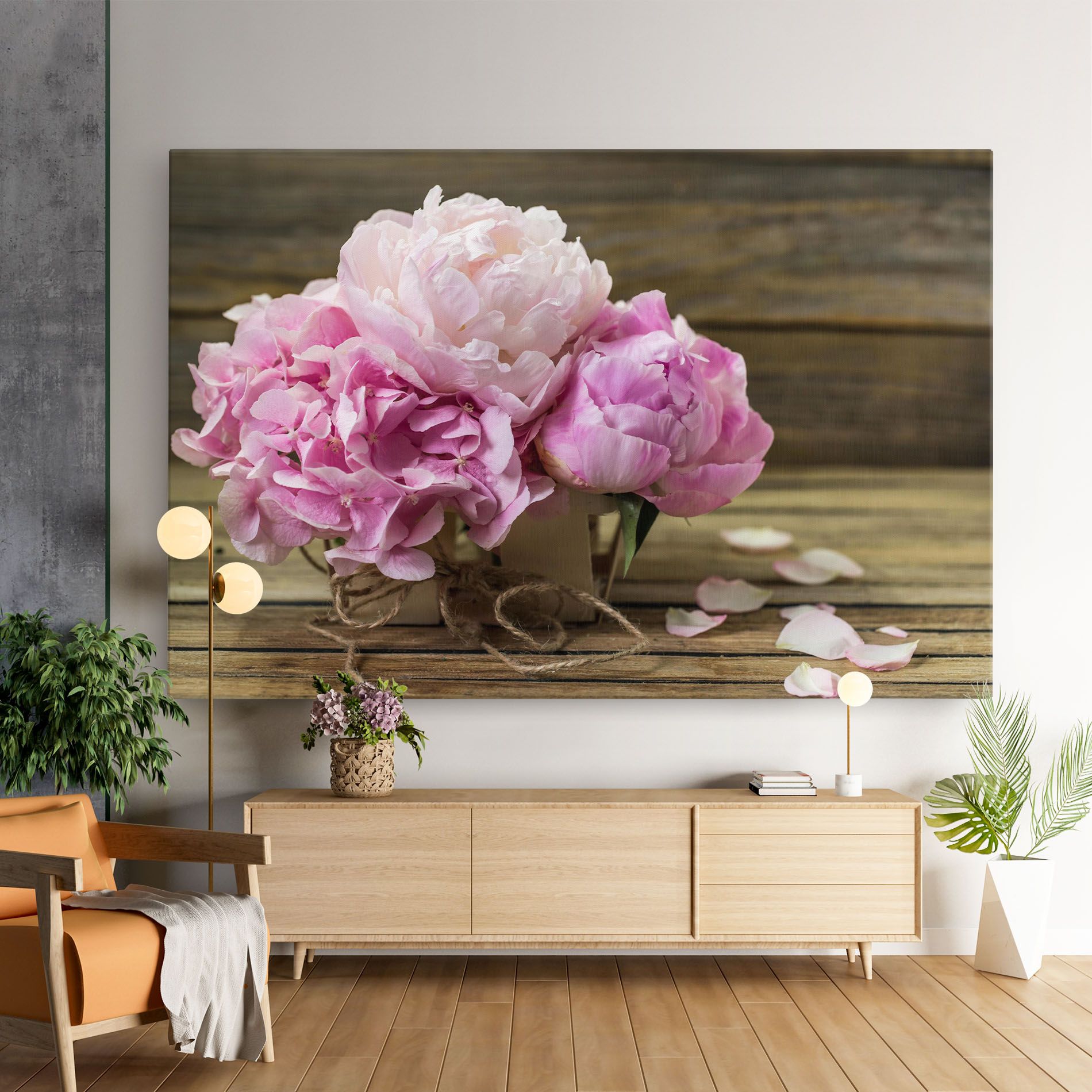 Peony On Table mockup 9