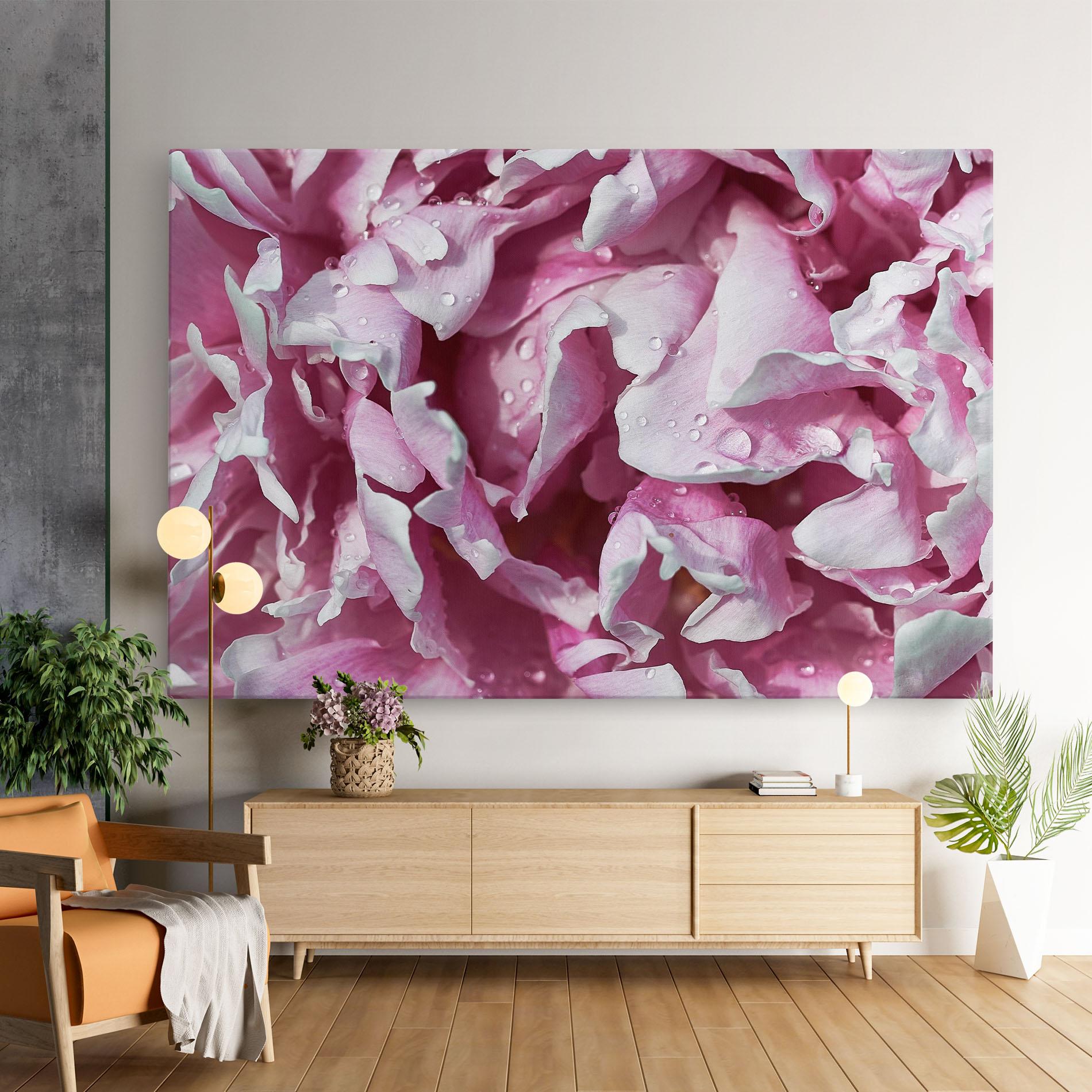 Tablou Canvas Peony Petals mockup 9