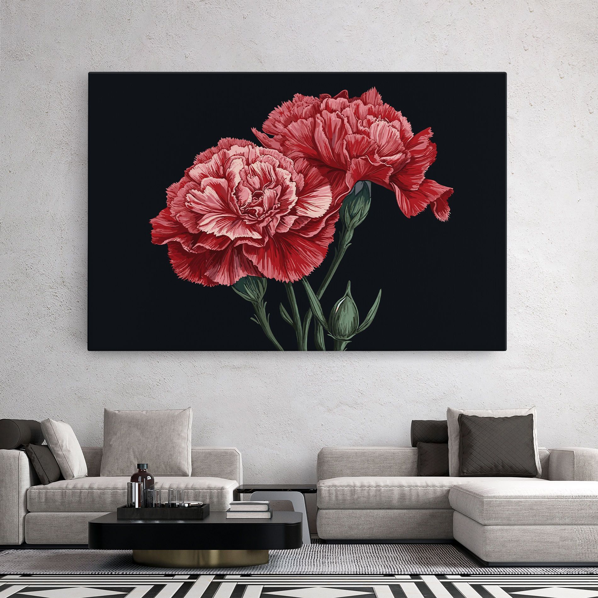 Beautiful Peony mockup 2