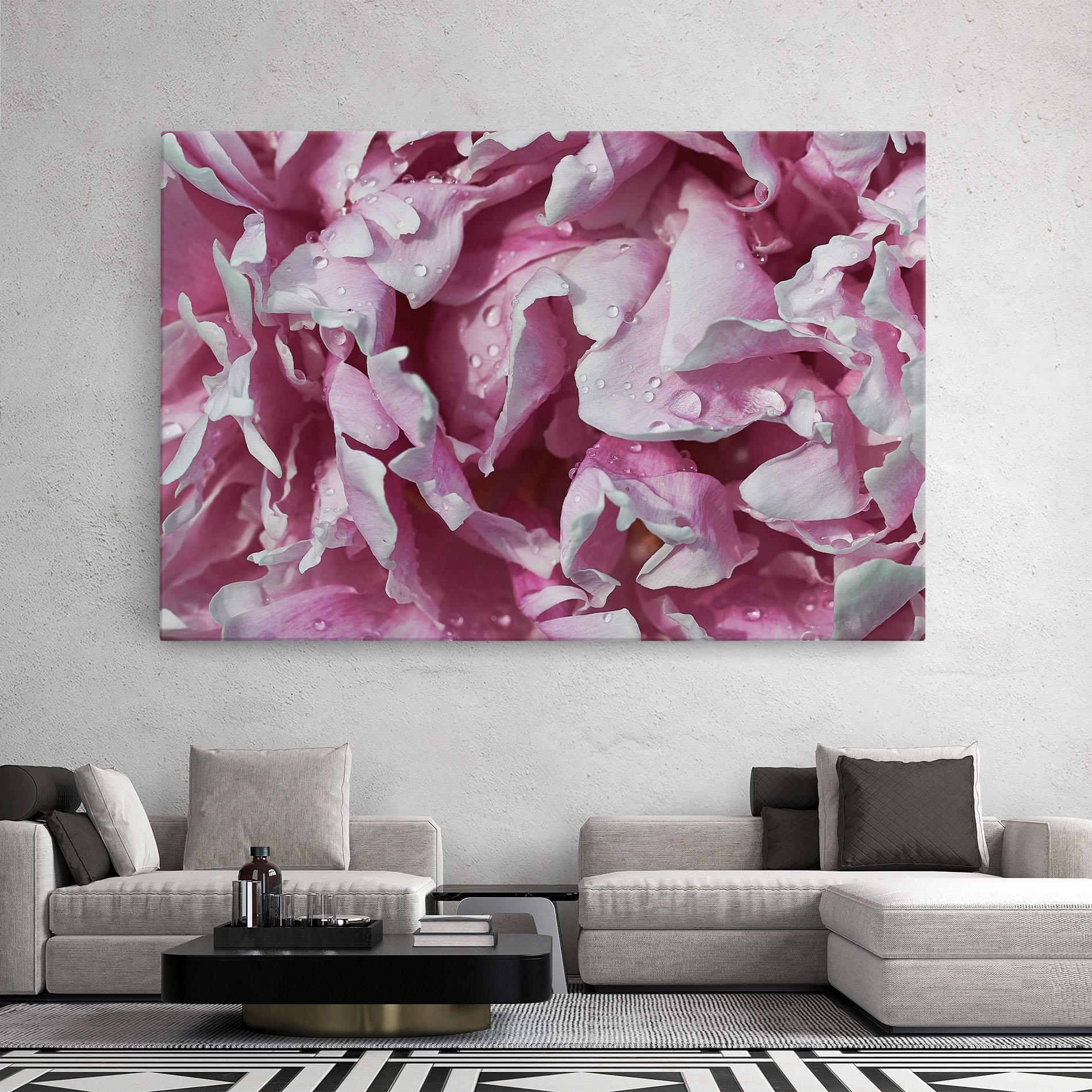 Tablou Canvas Peony Petals mockup 2